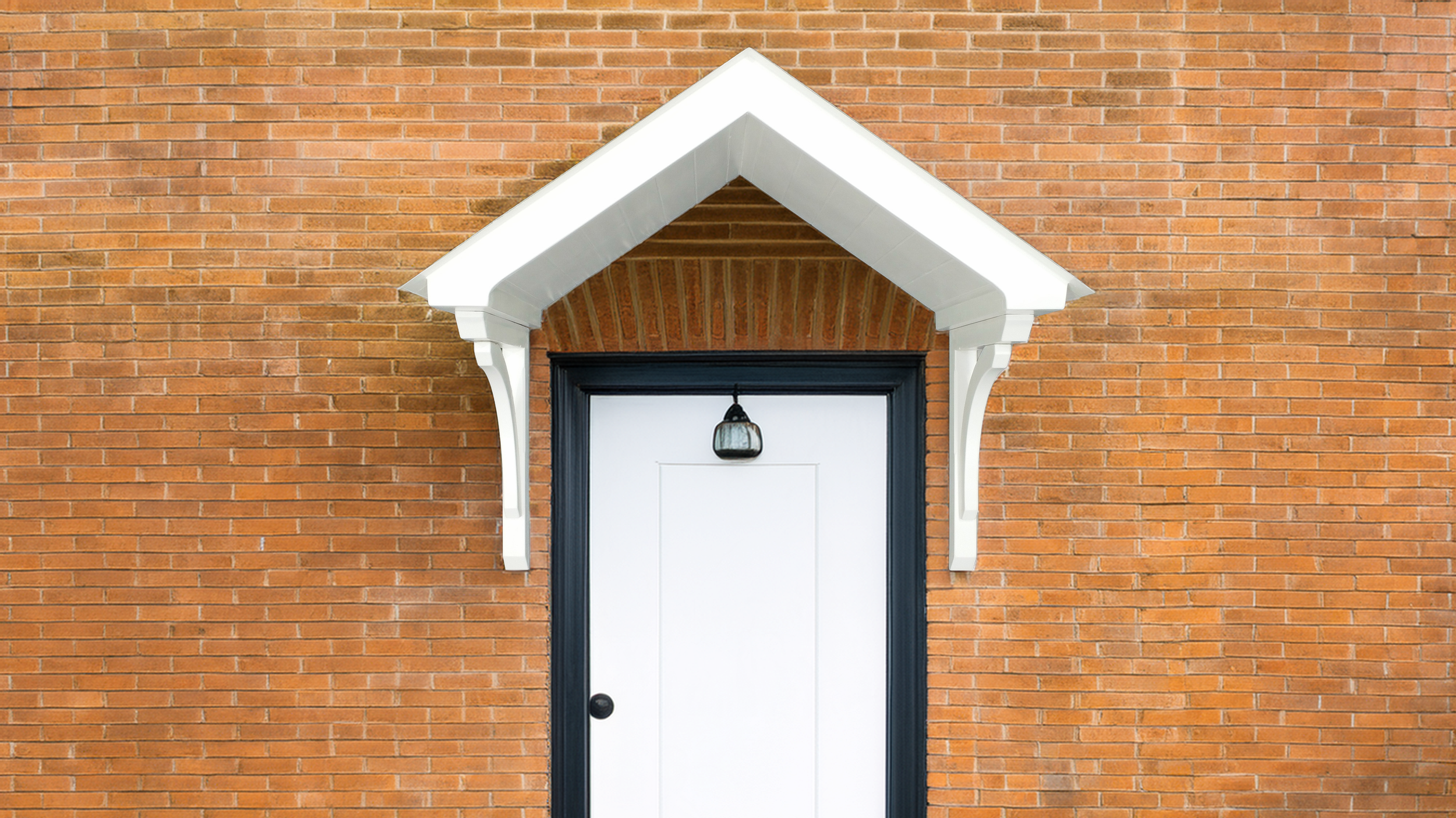 Apley GRP trussed door canopy