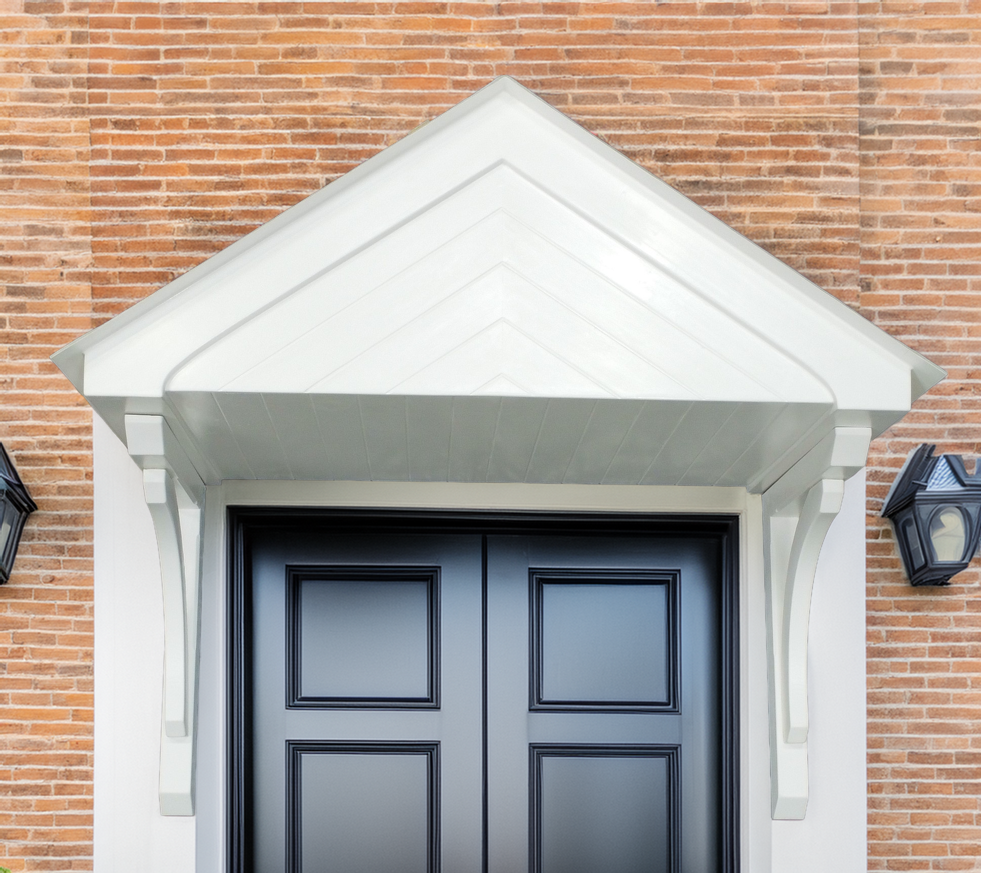 Epney - GRP trussed door canopy