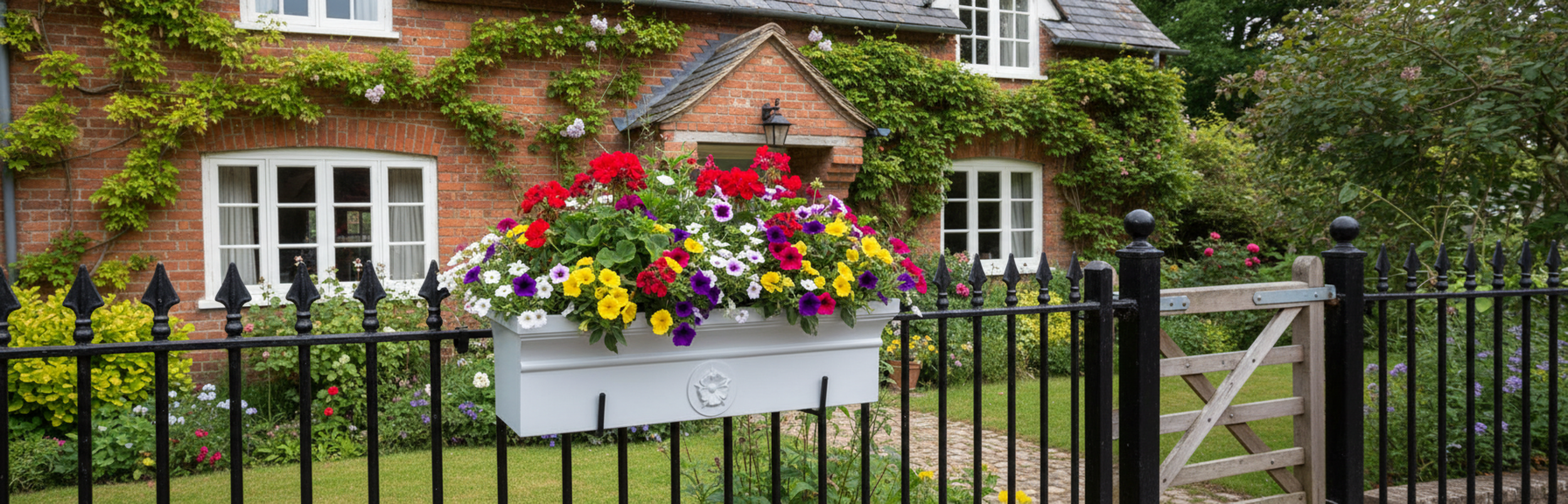 Front on window box with tudor rose  fitted on fence.png
