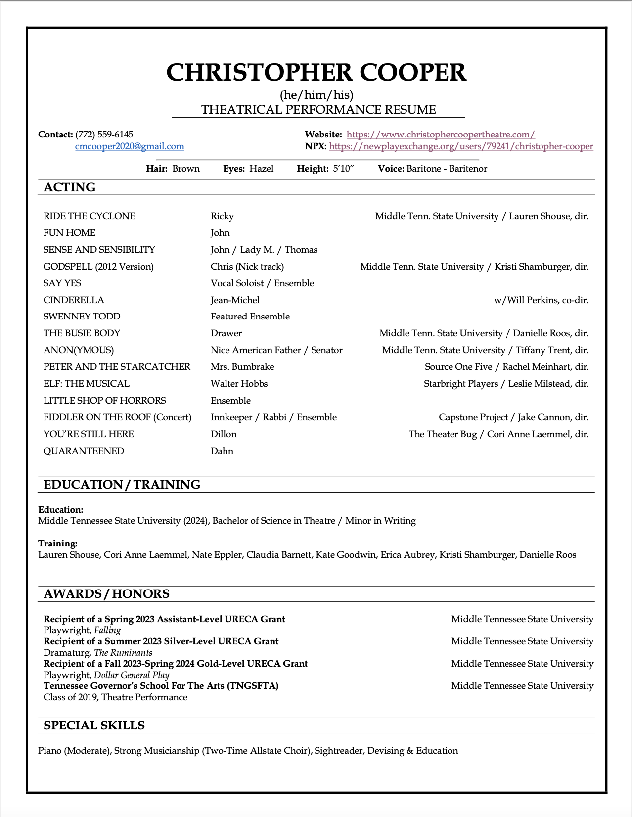 Resumes amp Headshots CHRISTOPHER - Screen Shot 2024 01 04 At 1.52.51 PM 