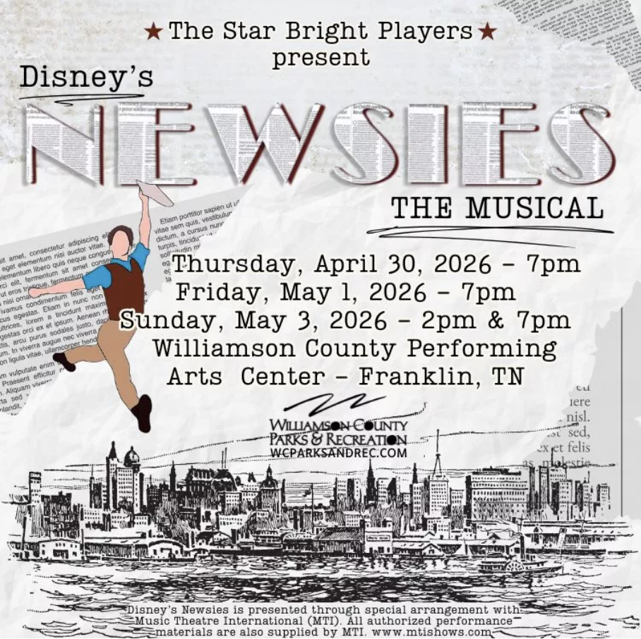 NEWSIES ~ Music by Alan Menken, Lyrics by Jack Feldman, Book by Harvey Fierstein