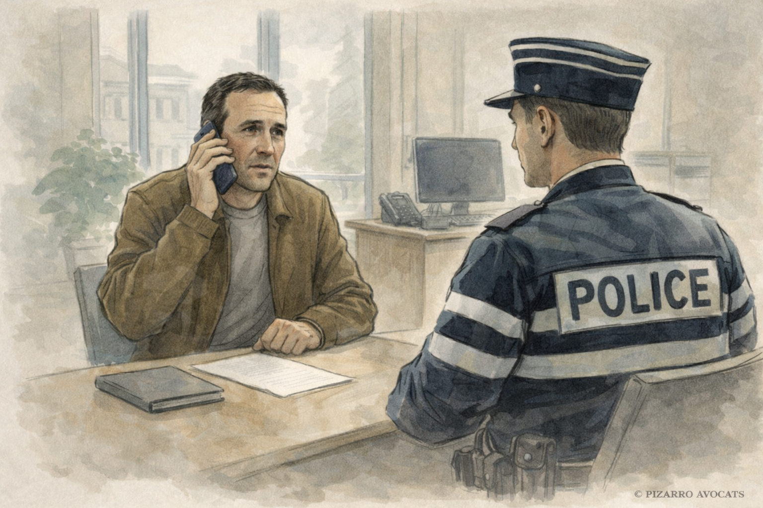 En tant que proche, est-ce que je peux communiquer avec la personne en garde à vue ?