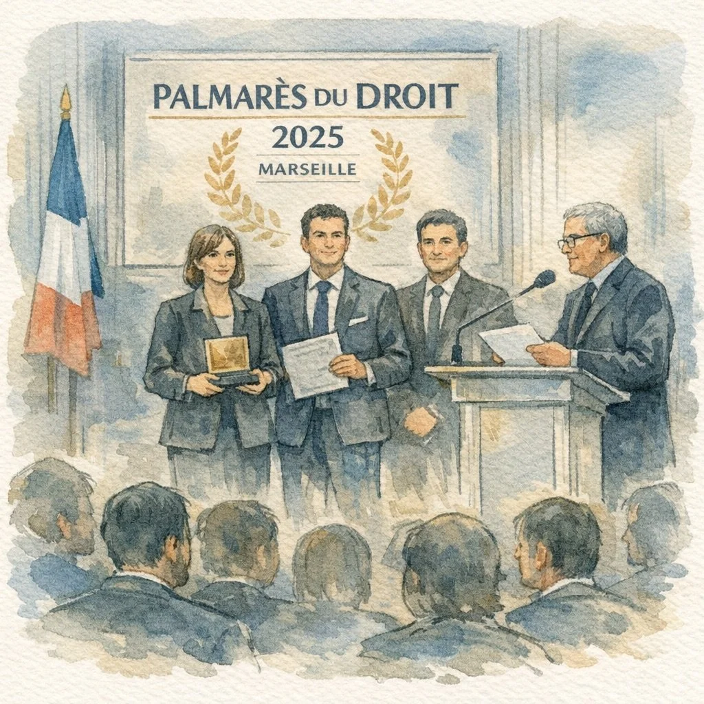 Distinction 2025 aux Palmarès du Droit à Marseille pour l’expertise pénale du cabinet
