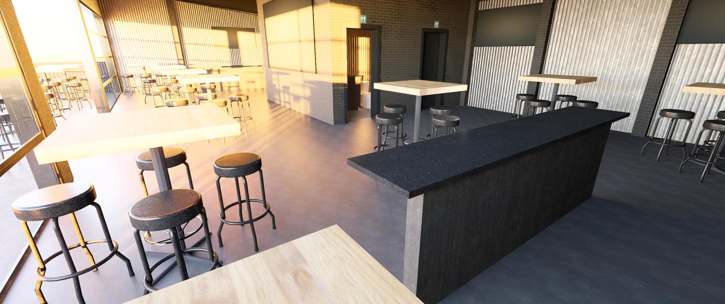 Commercial Roof Top bar plan design Columbia MO