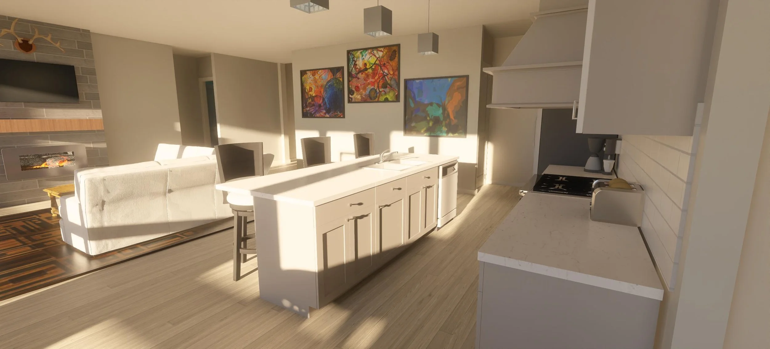 Simple kitchen floor plan for sale