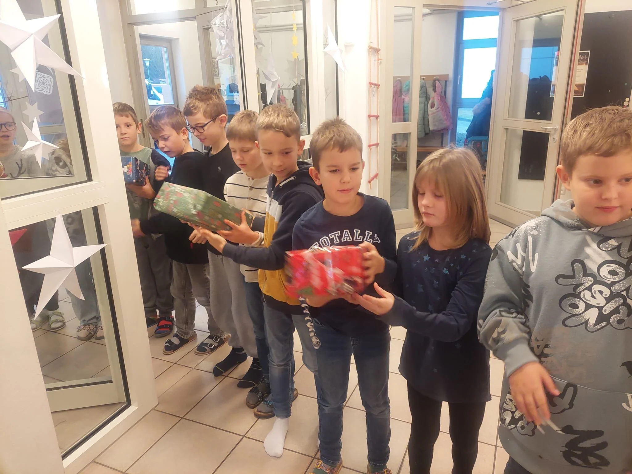 Christkindl aus der Schuhschachtel