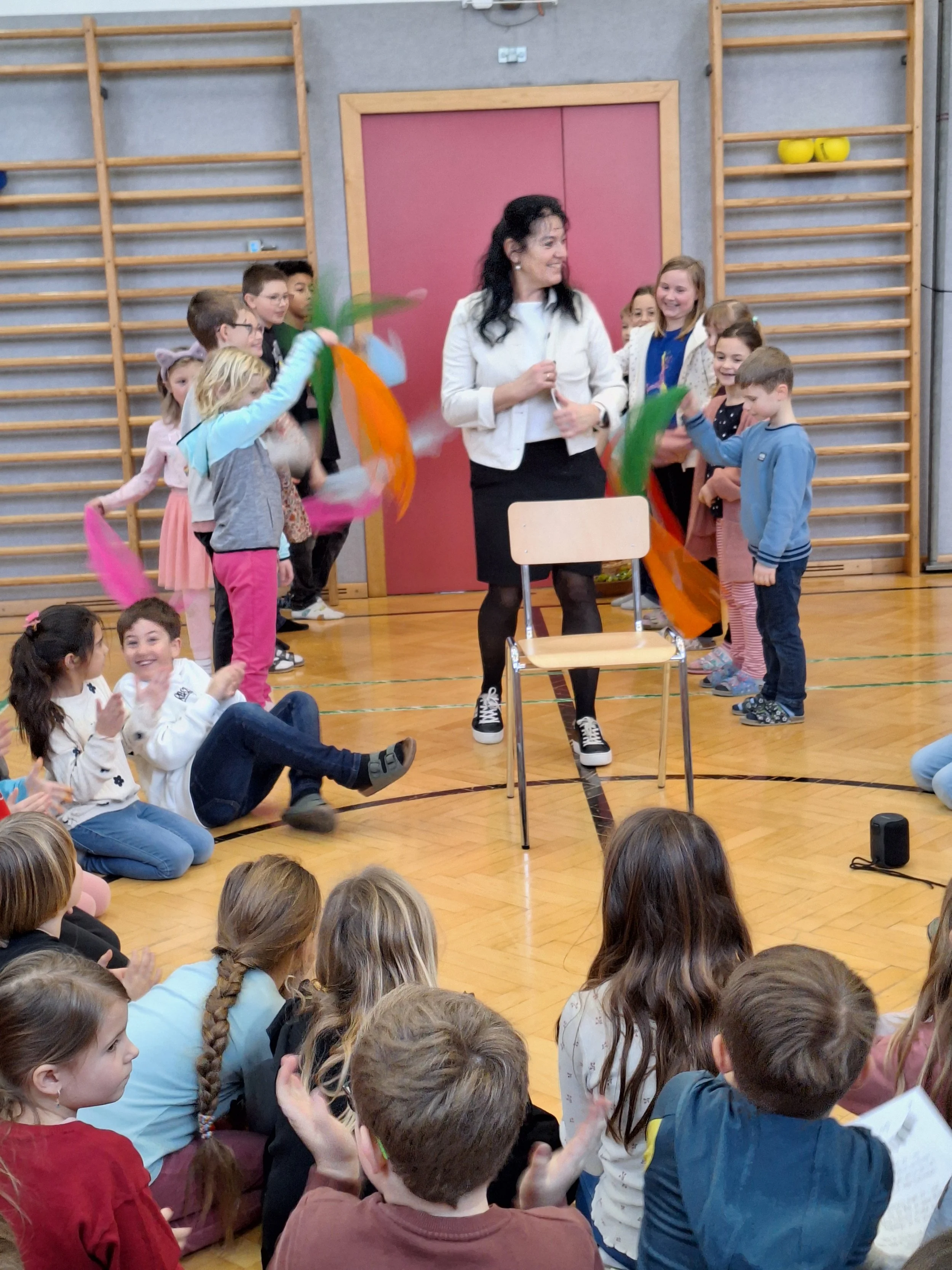 Ein Ständchen für unsere Frau Direktorin 