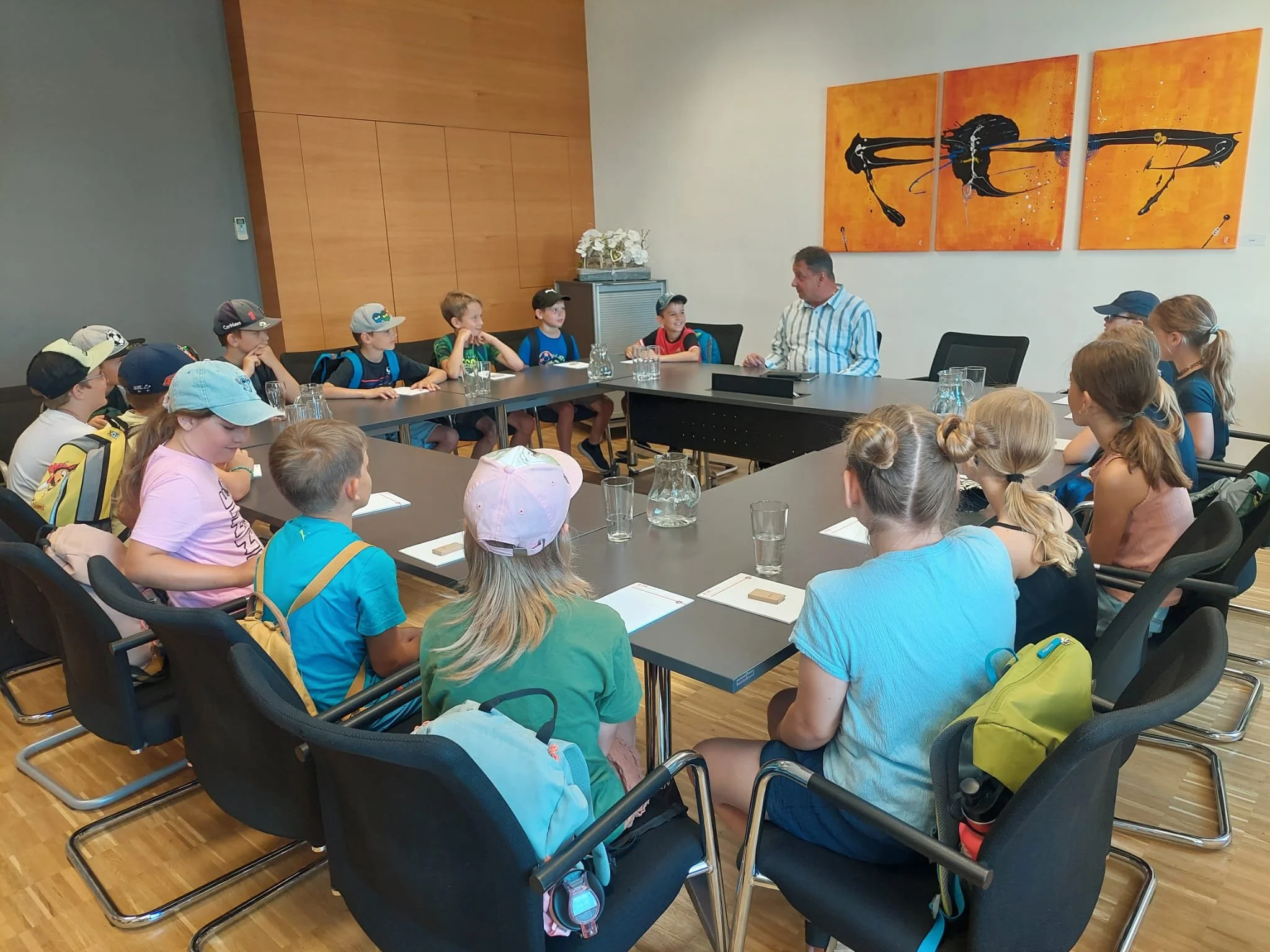 Besuch beim Bürgermeister und im Heimathaus