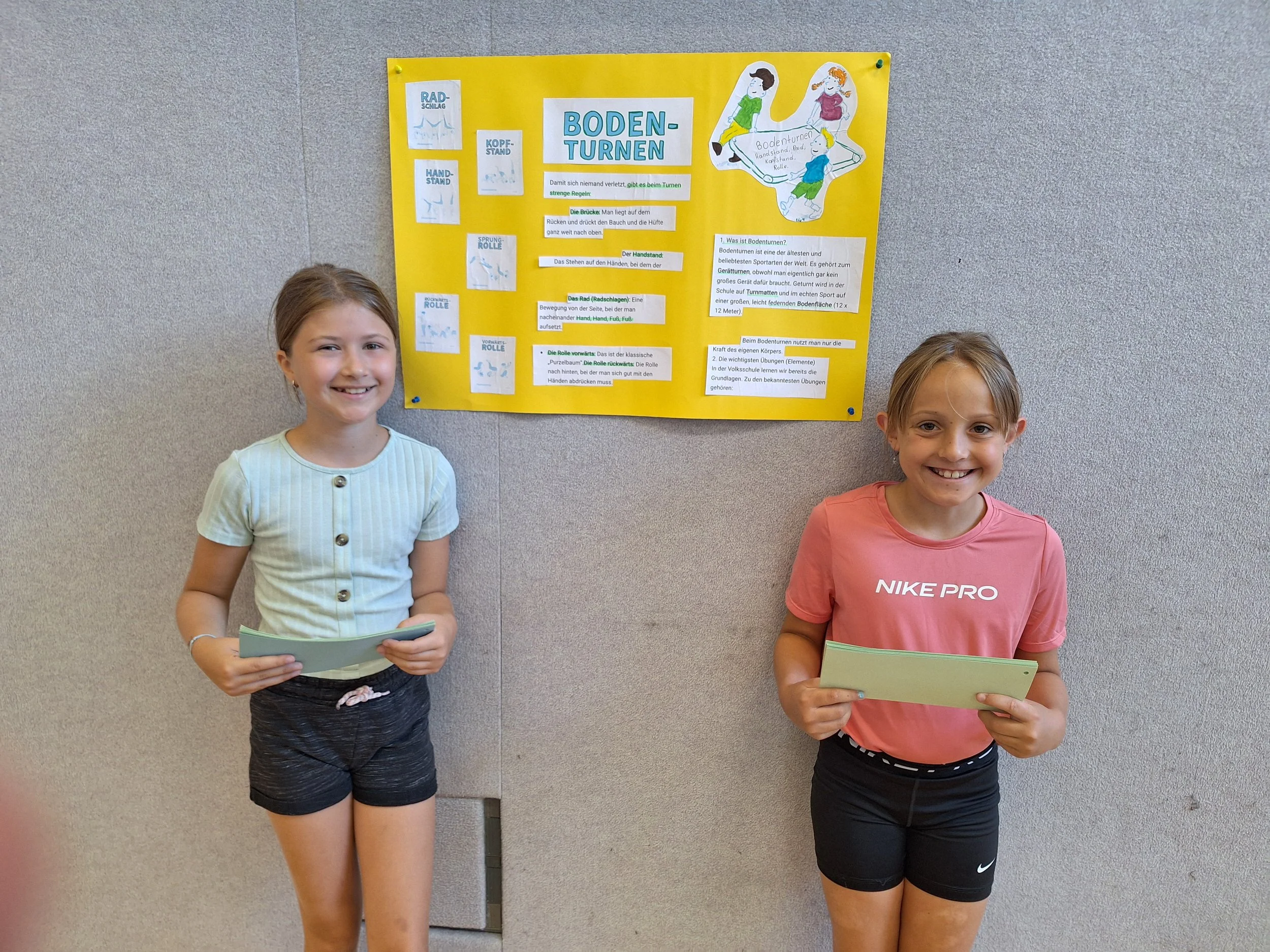 Unsere Talentekinder Anja und Sophie