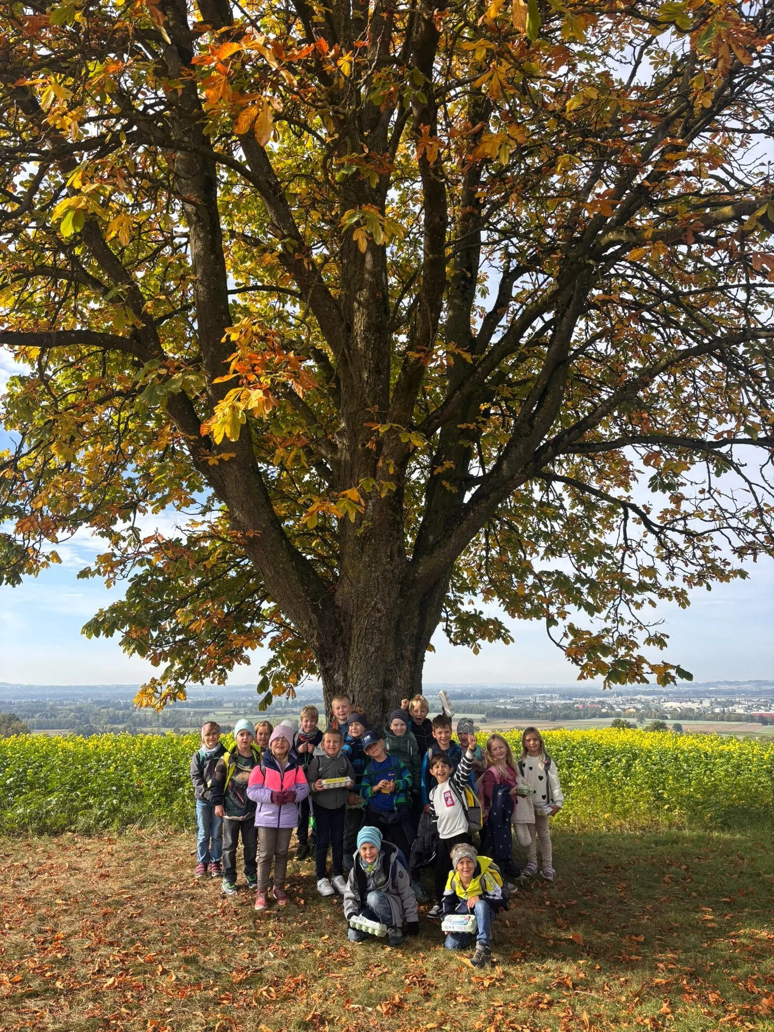 Wandertag in die herbstliche Umgebung