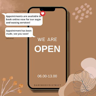 Bare Body District Is Open!