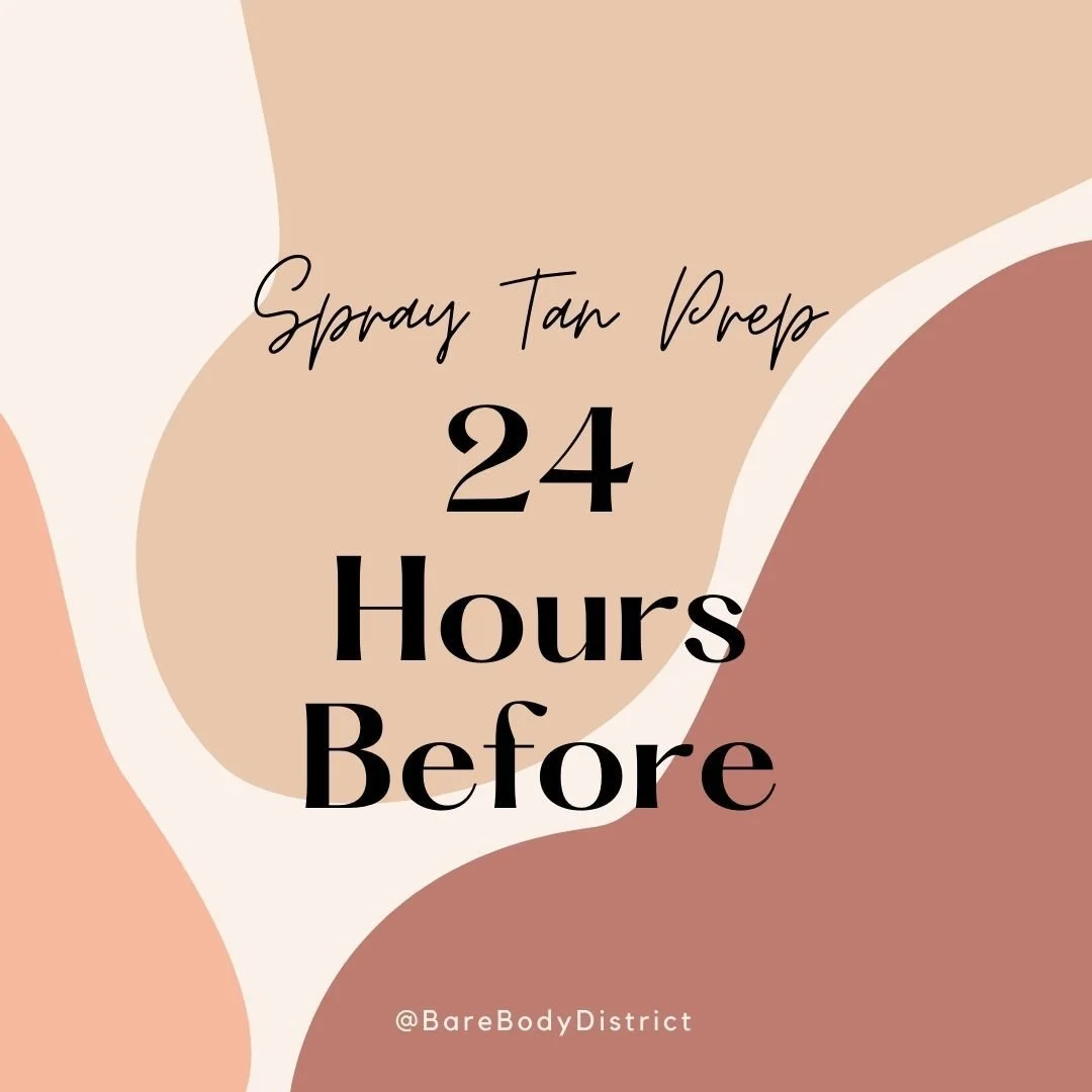 Recommendations for prepping your skin before a spray tan