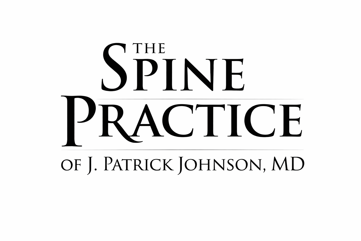 Professional spine practice logo design.png