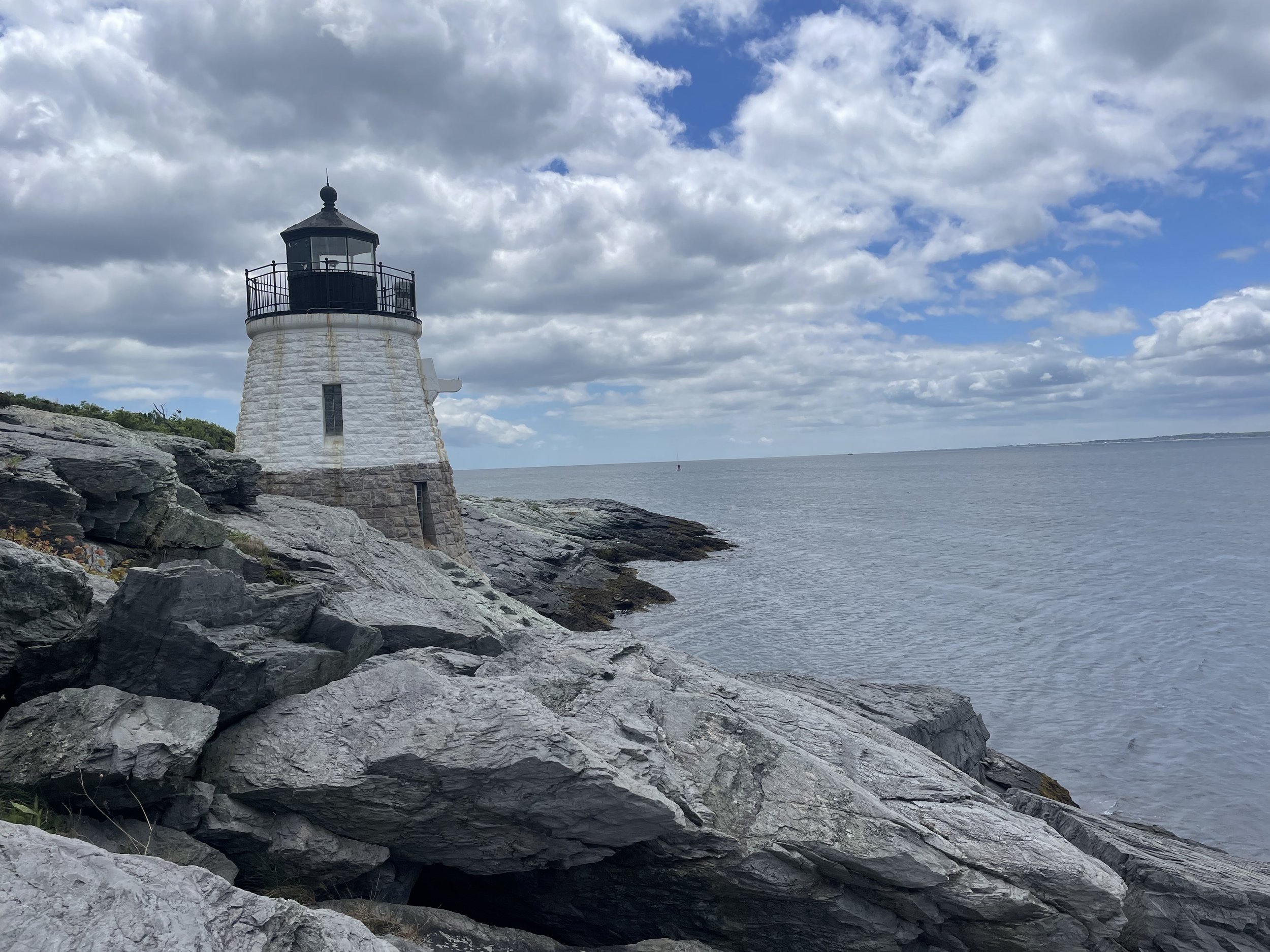The iconic Castle Hill Inn Lighthouse