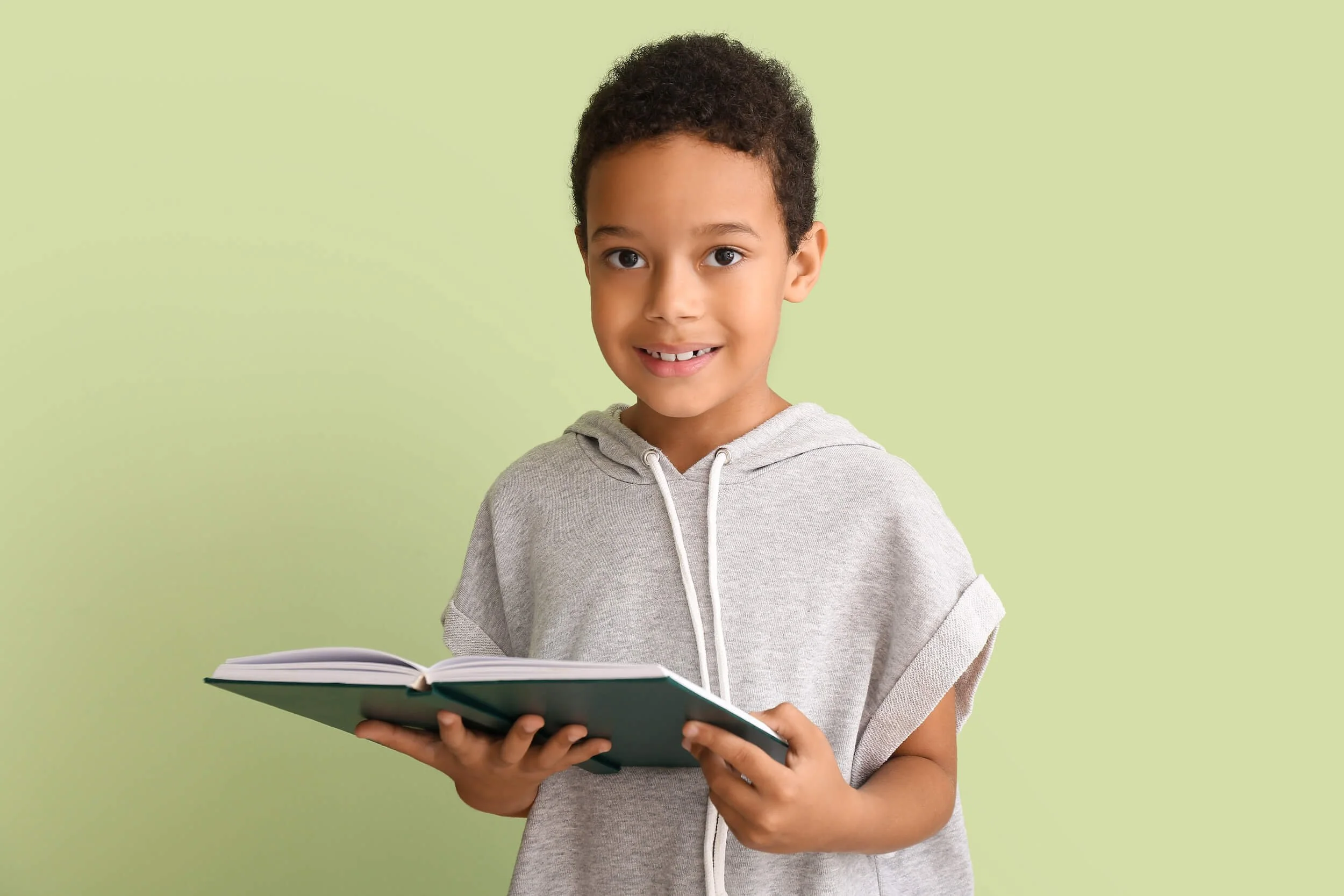 Boy with a book