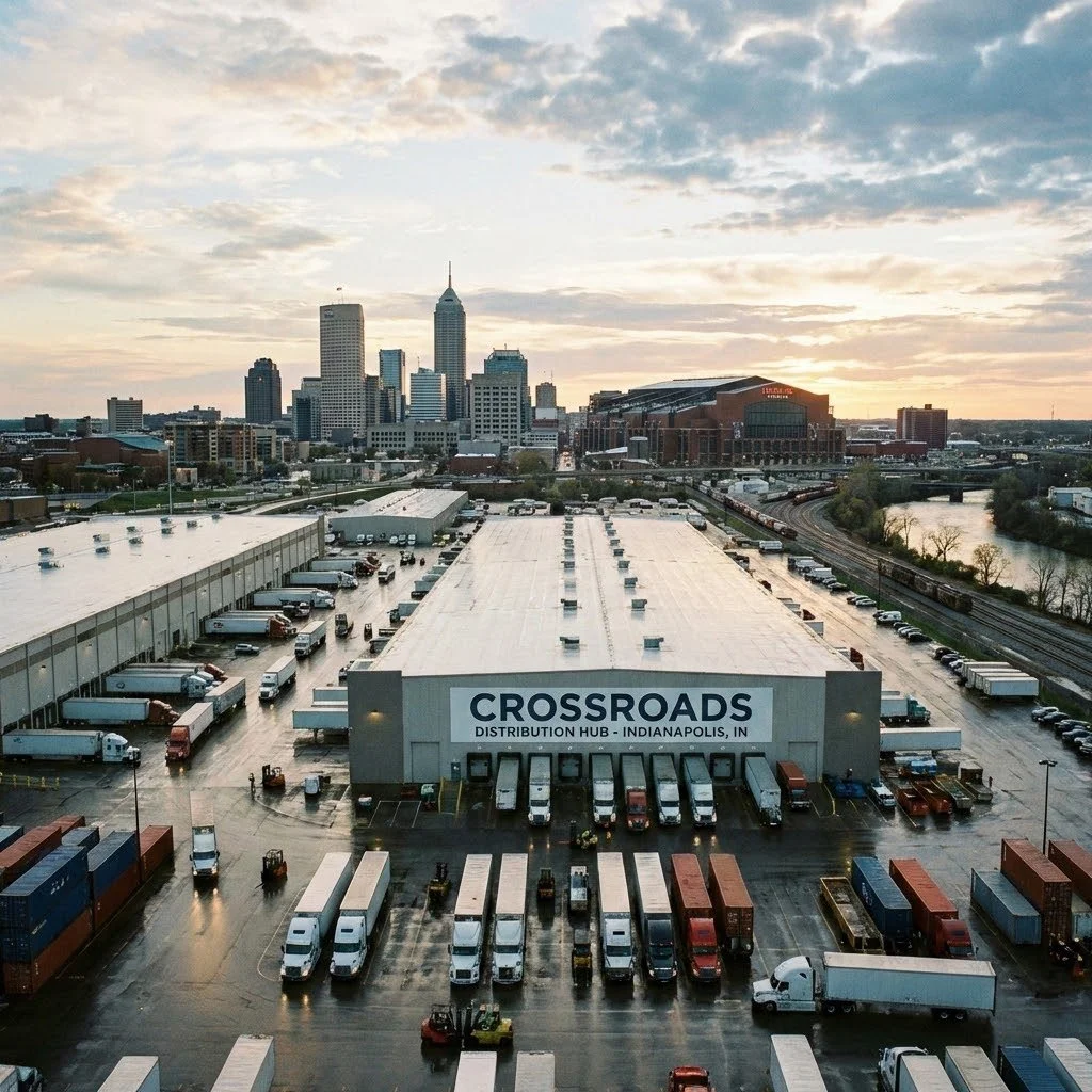 food destruction pick up at an Indianapolis logistic center.