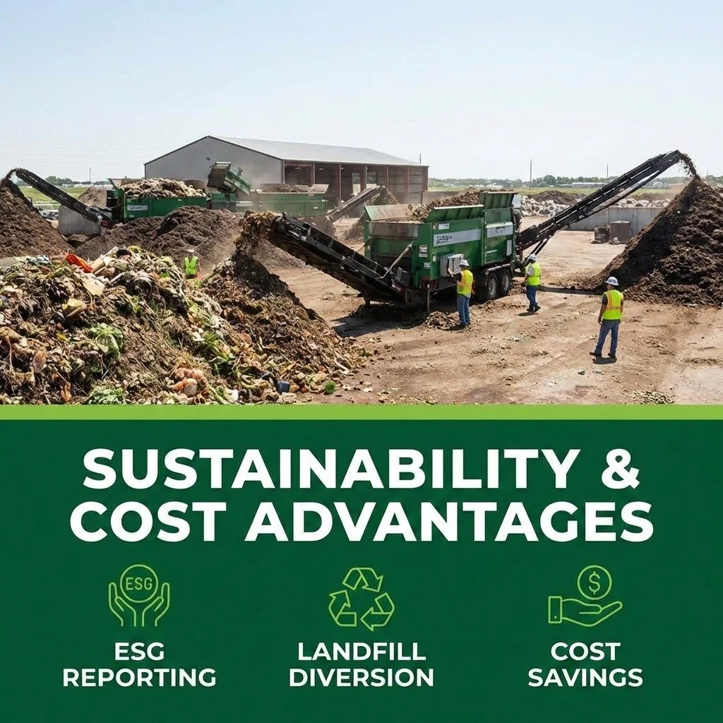 ESG food and beverage destruction reporting and cost advantages