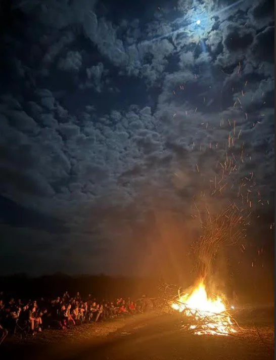 Open Field Campfire