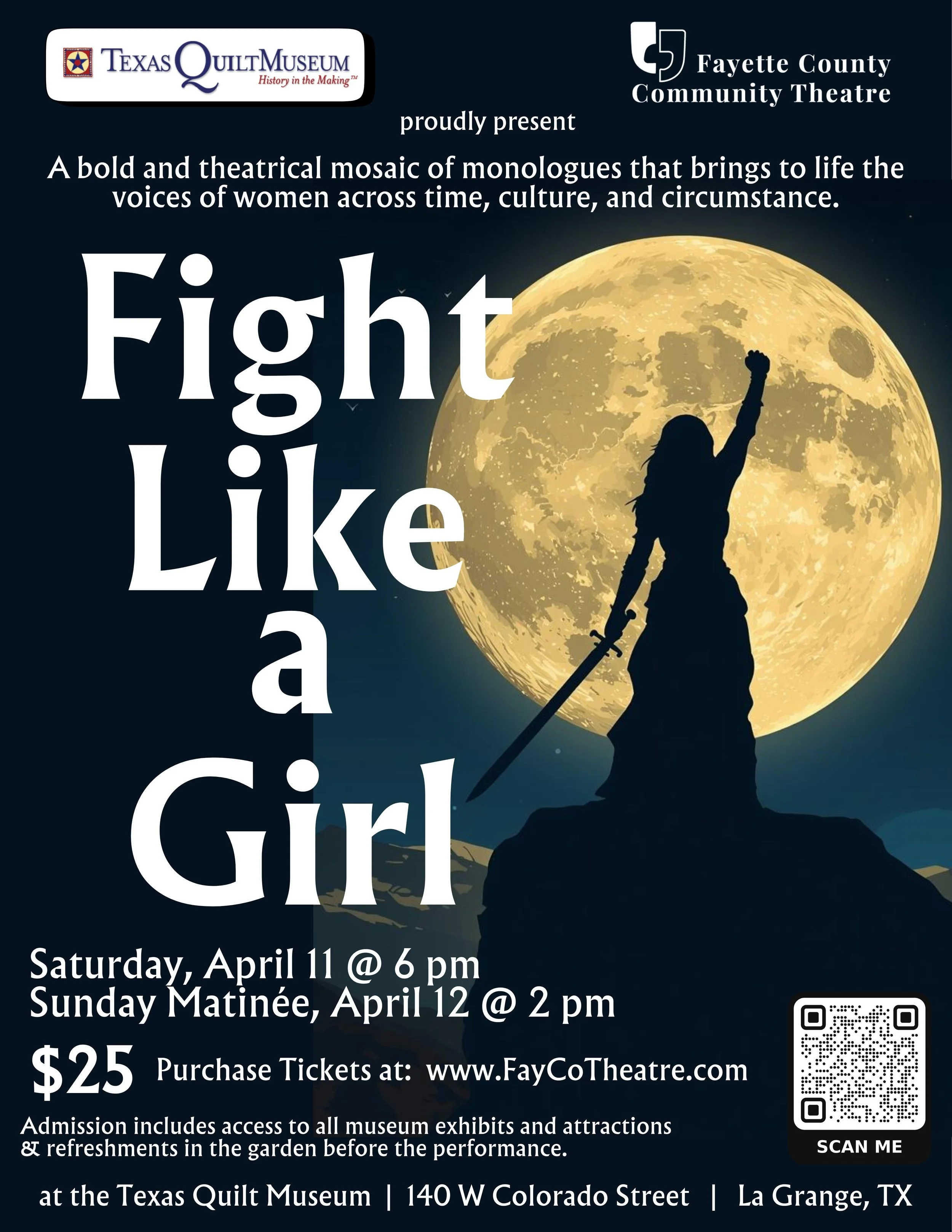 FIGHT LIKE A GIRL…Theatrical Performance