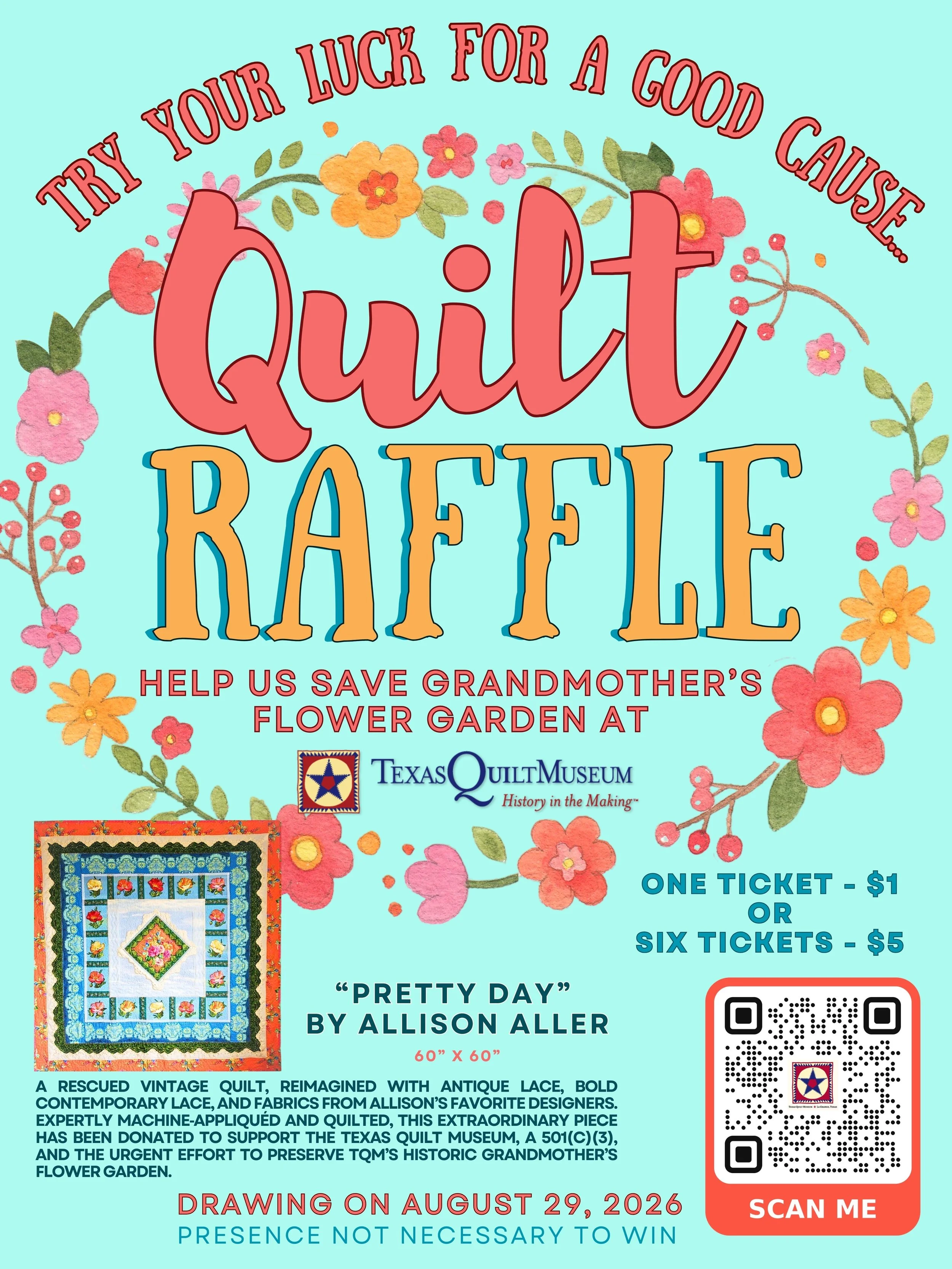 A Quilt Raffle for a good cause!