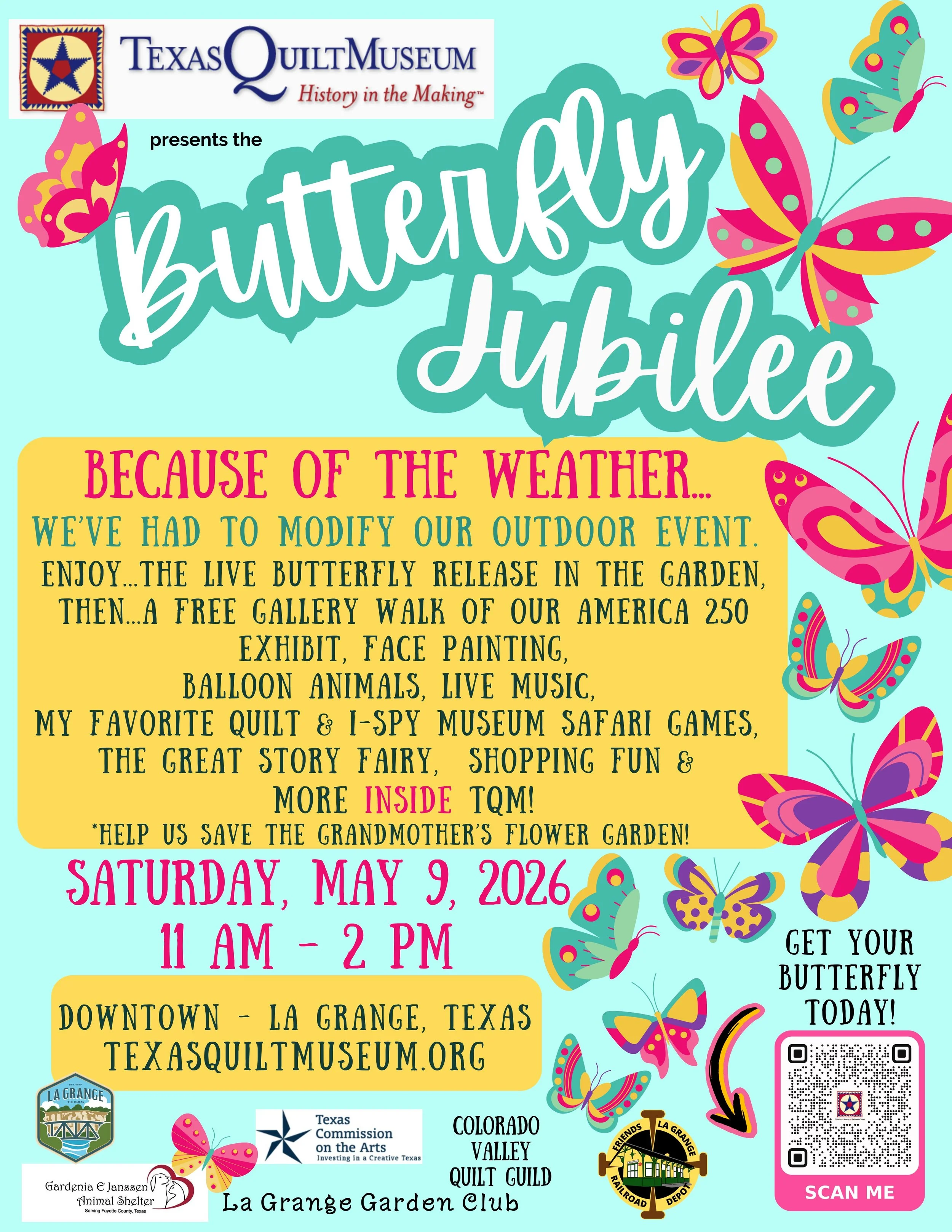 Butterfly Jubilee - We’re still flying…rain or shine!