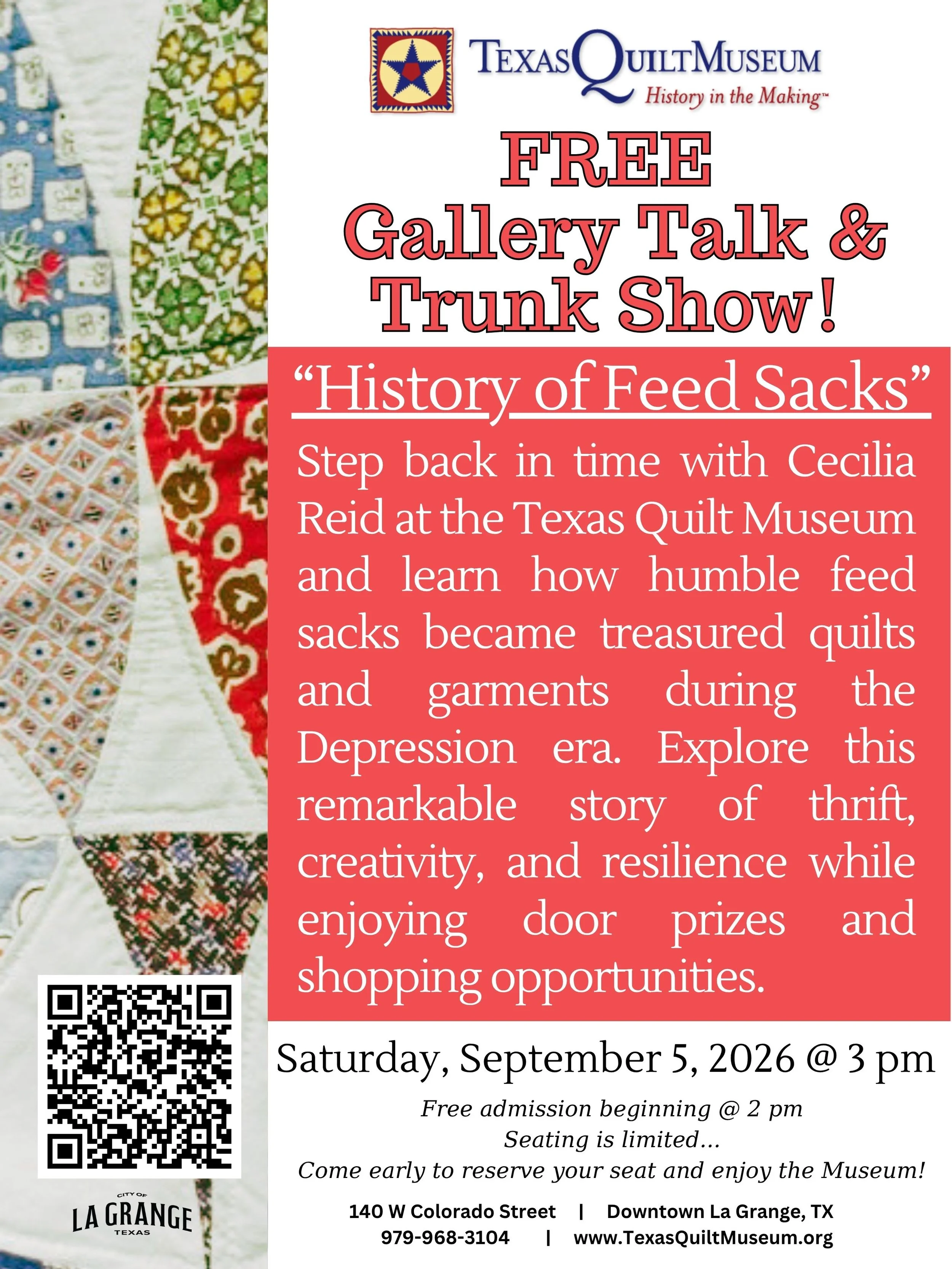 FREE Gallery Talk &amp; Trunk Show!