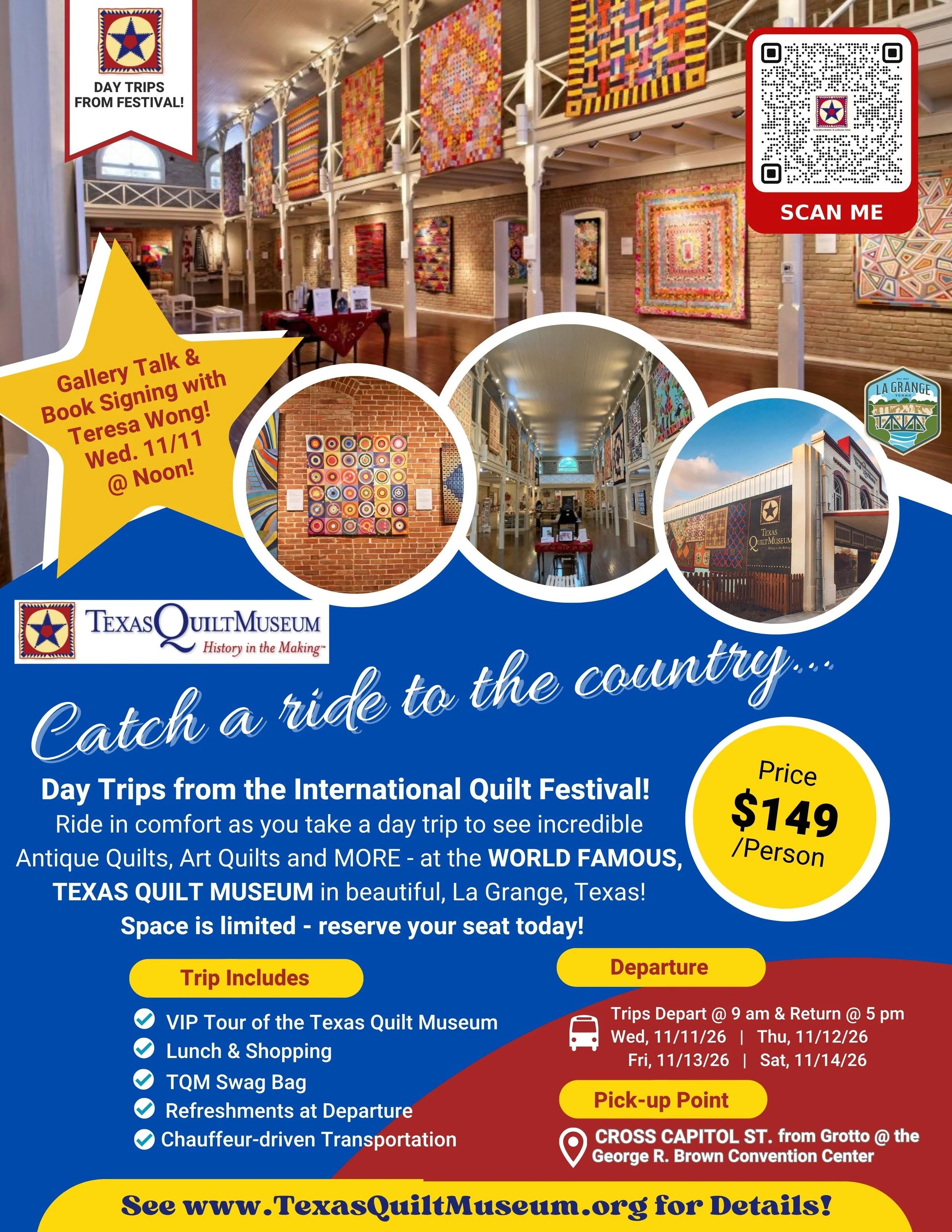 Take a Day Trip to TQM from Festival!