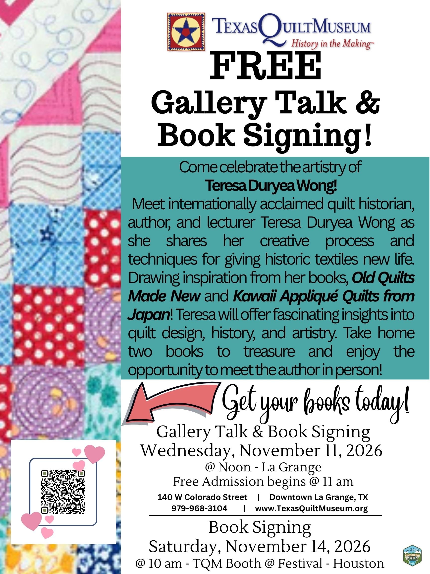 FREE Gallery Talk &amp; Book Signing