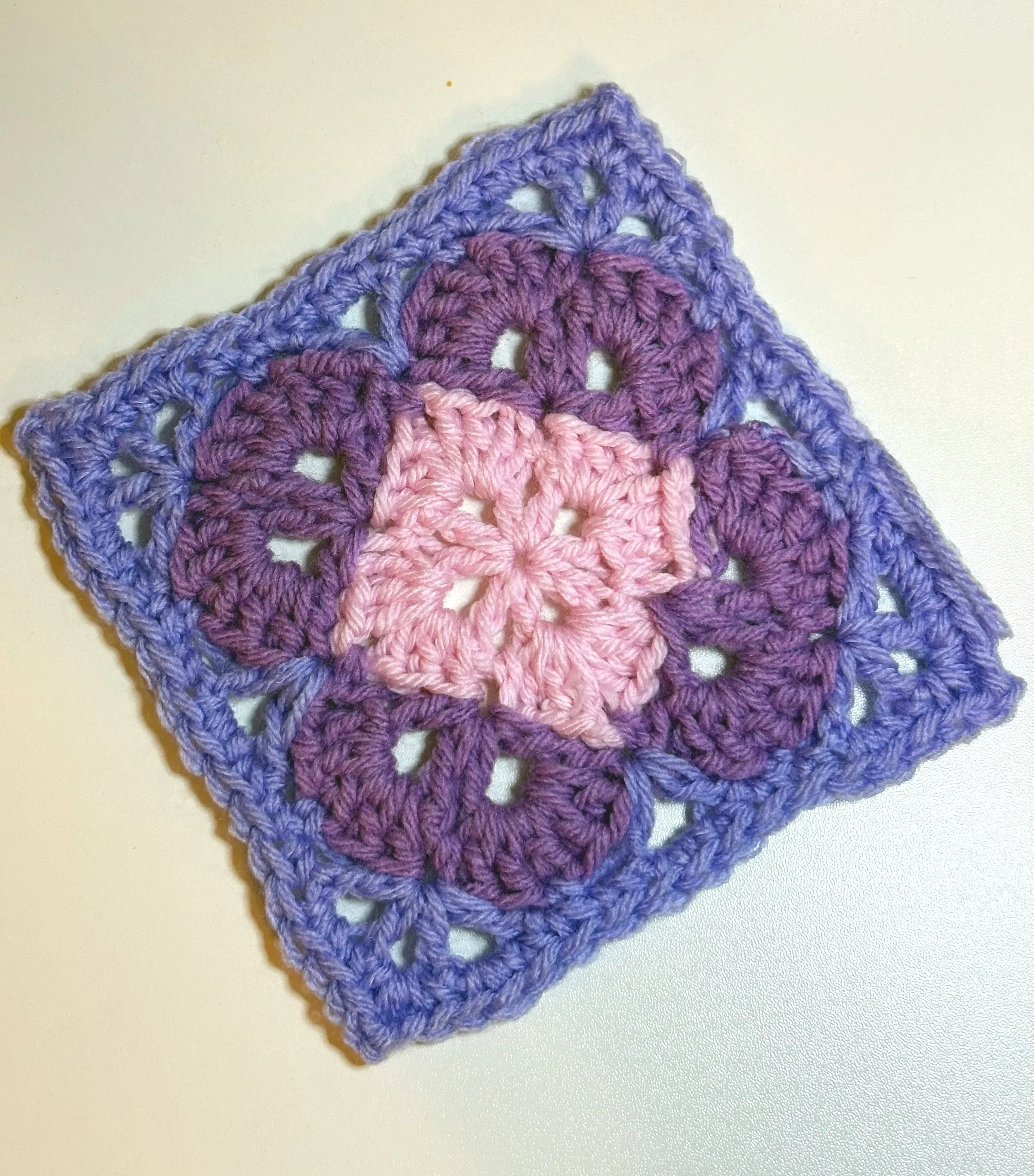Shell Stitch Square