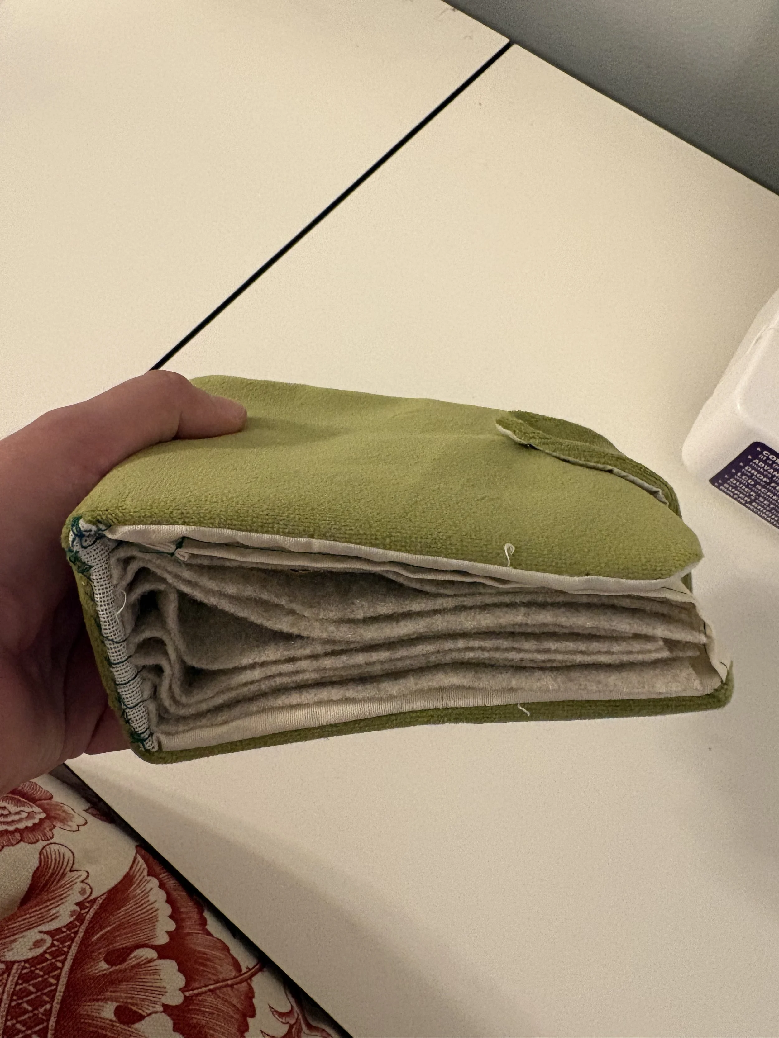 Finished book side