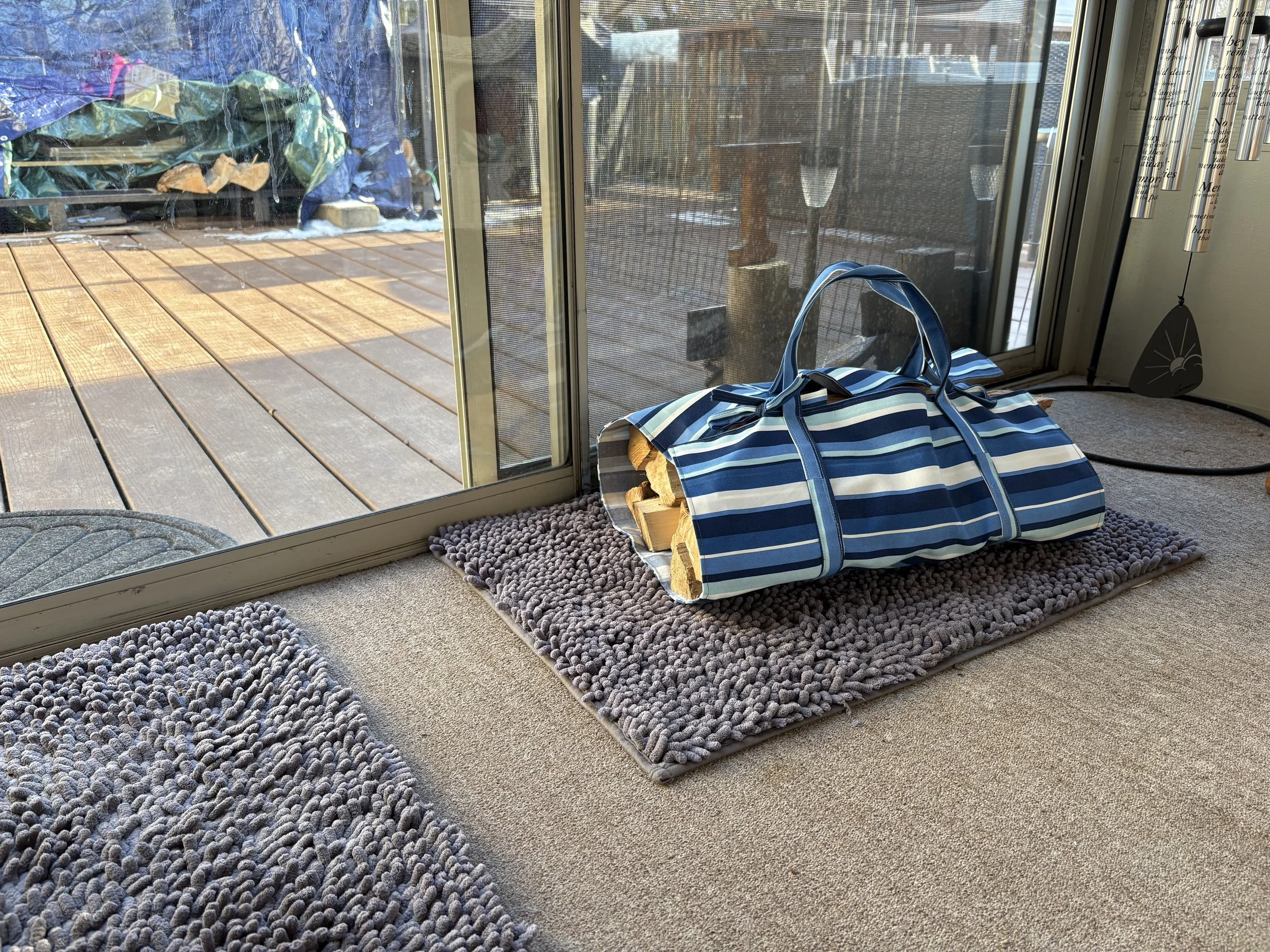 "Seriously, having this little bag has made my life so much easier when it's time to break up firewood!"