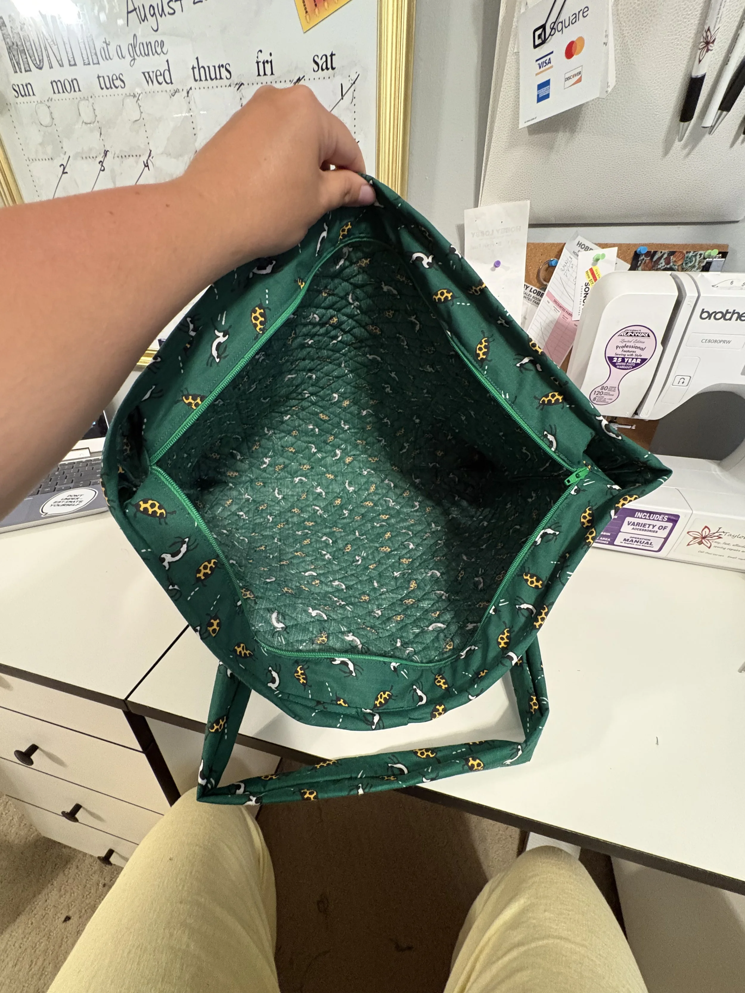 Game bag inside