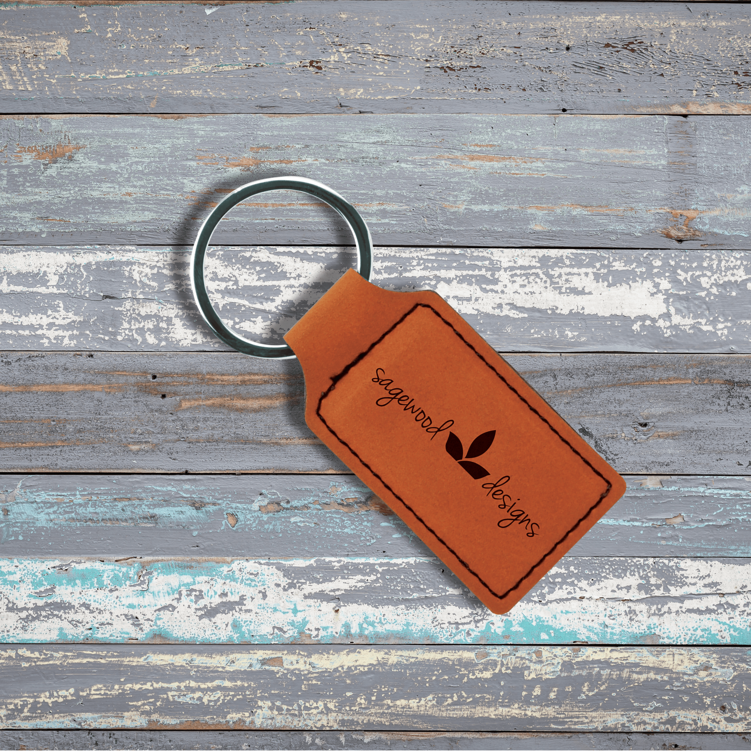 Leatherette keychains — DTA Creations Laser Engraving and Cutting