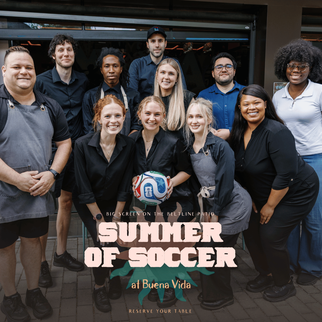 summer of soccer square graphic