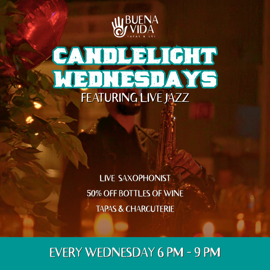 Candlelight Wednesdays square graphic