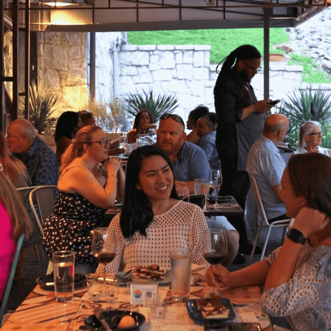 buena vida busy patio.