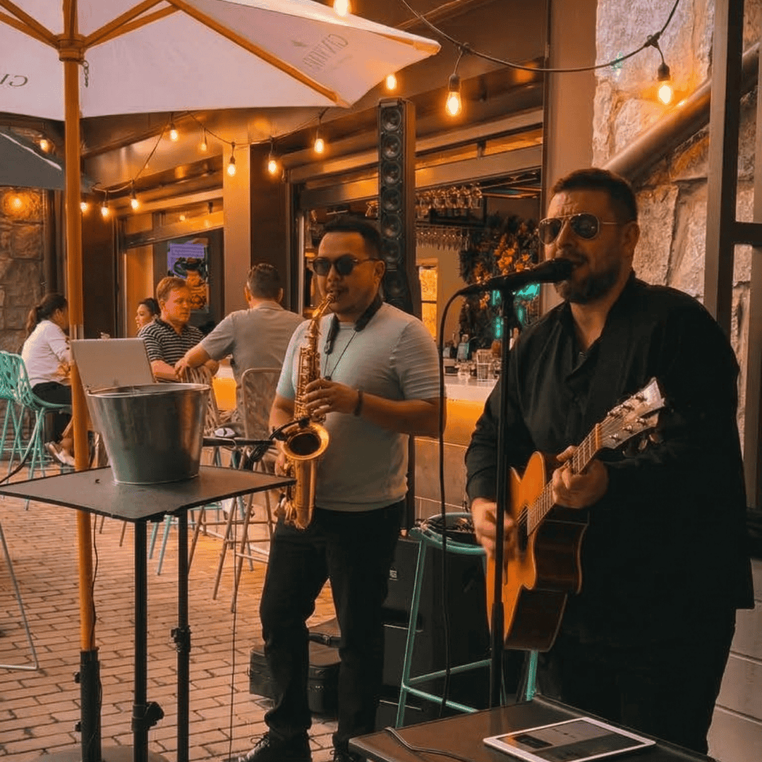 live music band evening patio buena vida