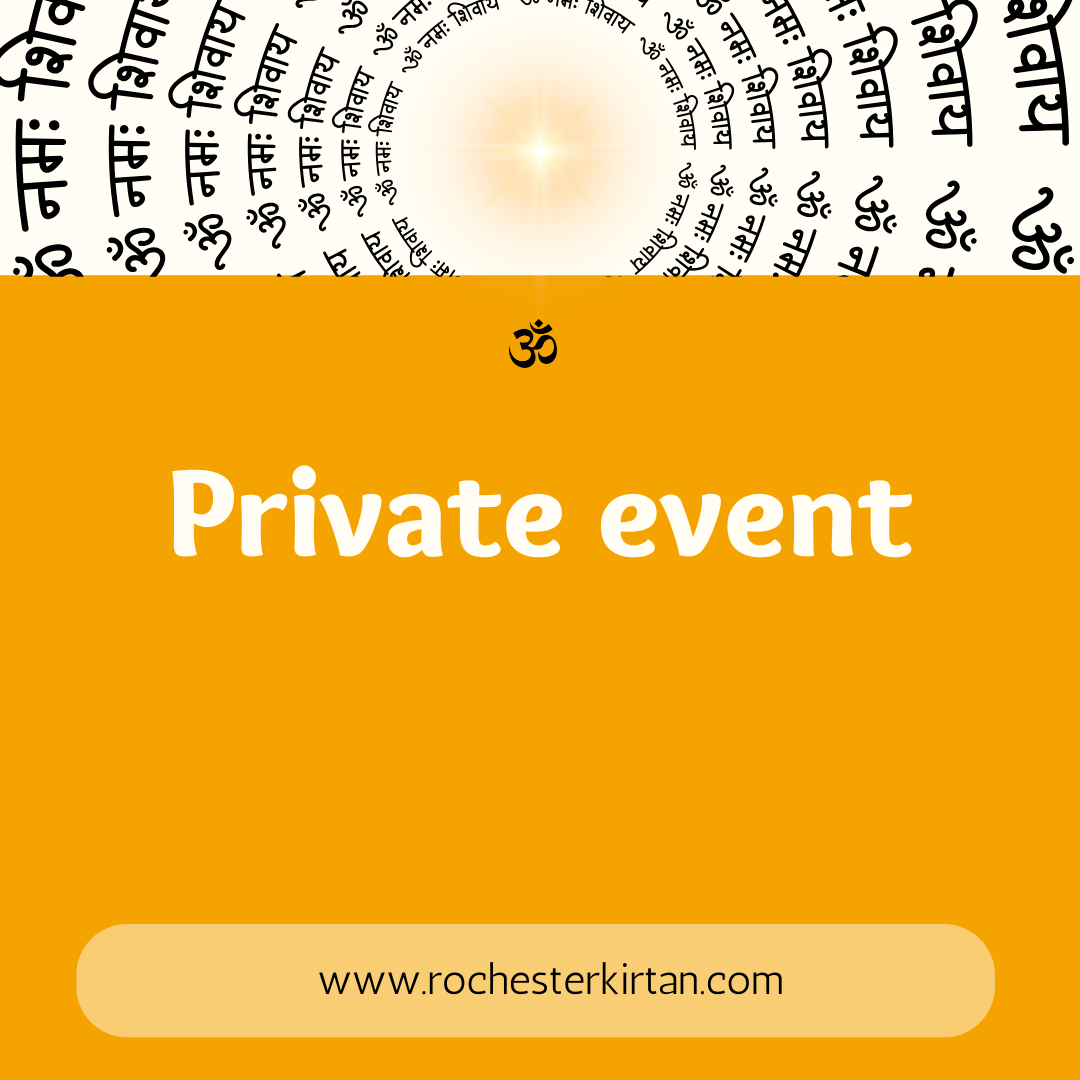 Private event - Outdoor Kirtan