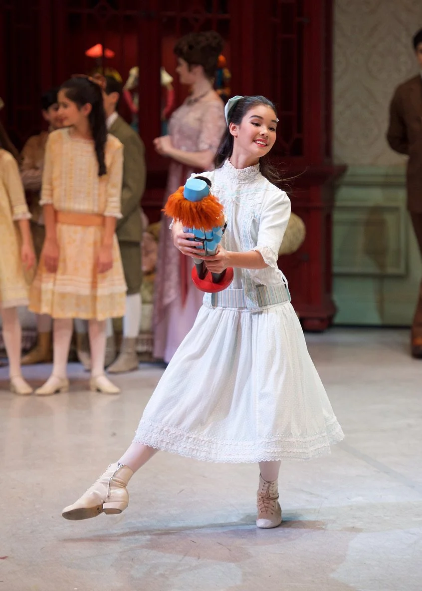 Audrey as Clara in San Francisco's Nutcracker 2014