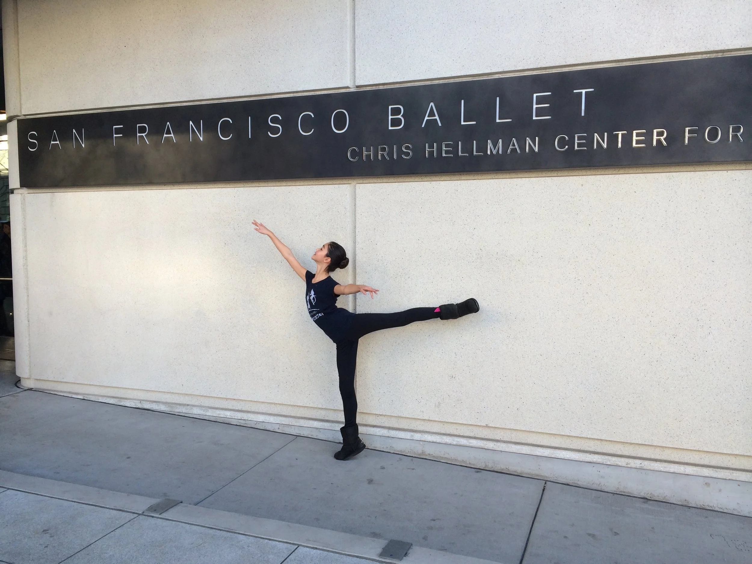 Auditioning for SF Ballet School