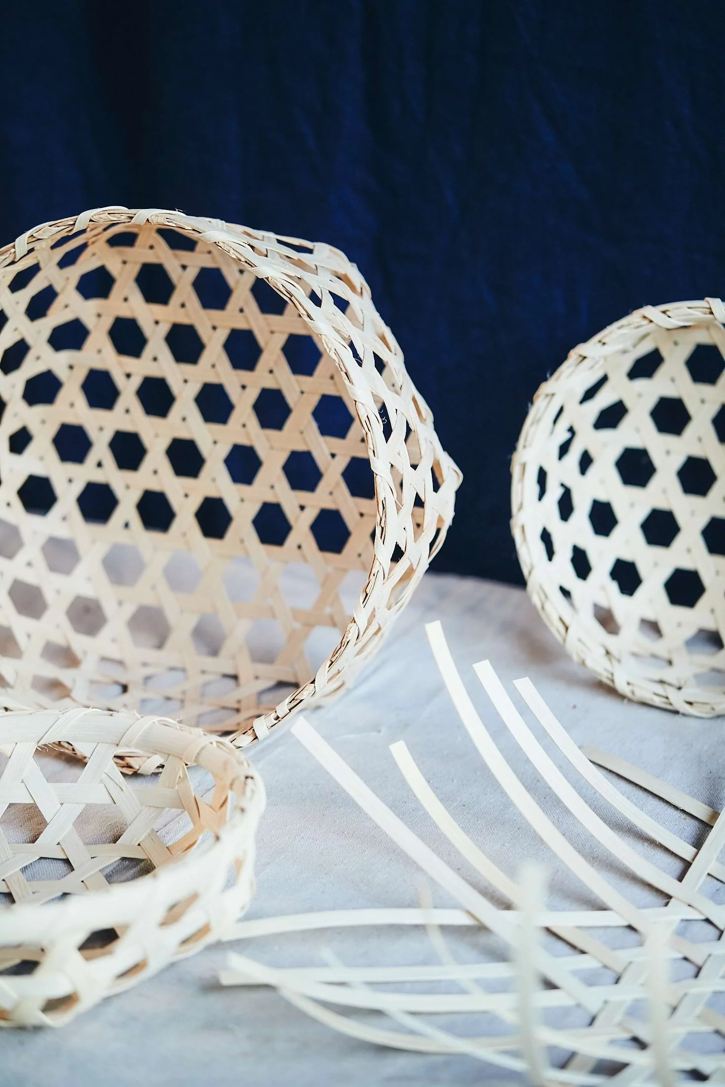 Beginning Basketry: Shaker Cheese Basket, Hexagonal Weaving 