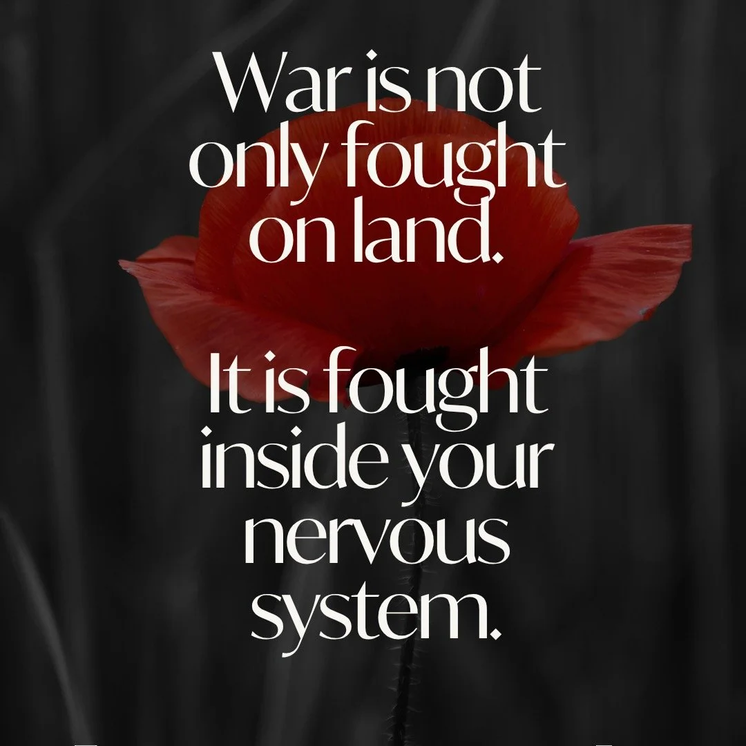War is no longer just something you witness.
It is something you absorb.
Through images. Through headlines. Through repetition that bypasses thought and lands directly in your nervous system.
And if you are not paying attention, you stop observing&he