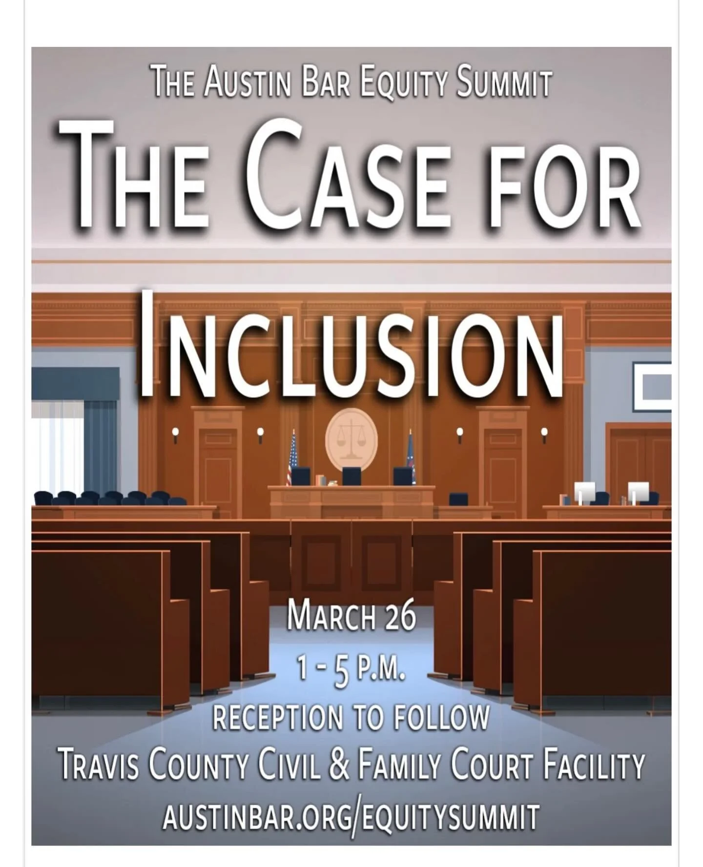 Please join us for the Austin Bar Equity Summit! Visit Austinbar.org/equitysummit for more information.