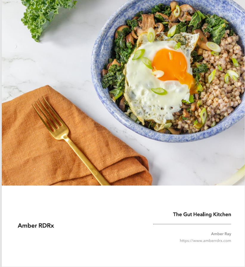 The Gut Healing Kitchen: A Recipe Collection