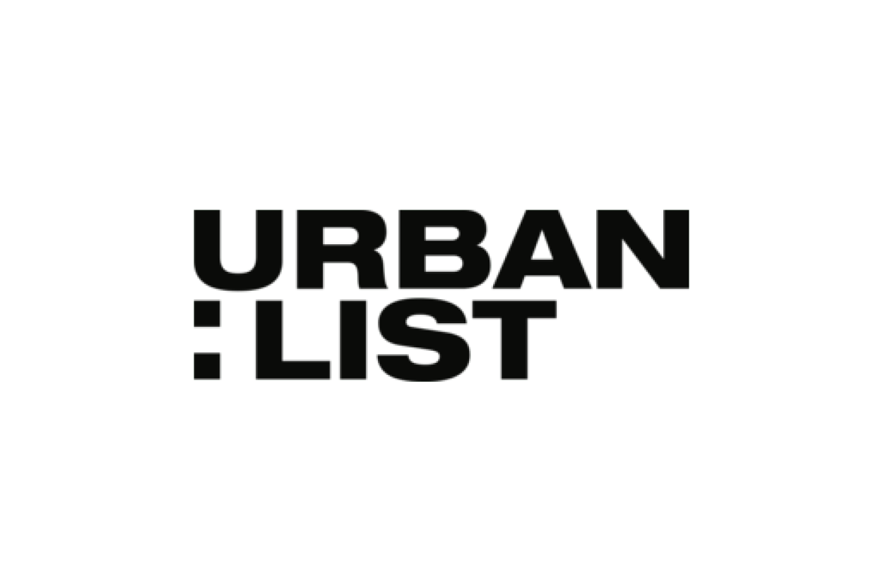 Black background with the words "Urban List" in large, outlined text.