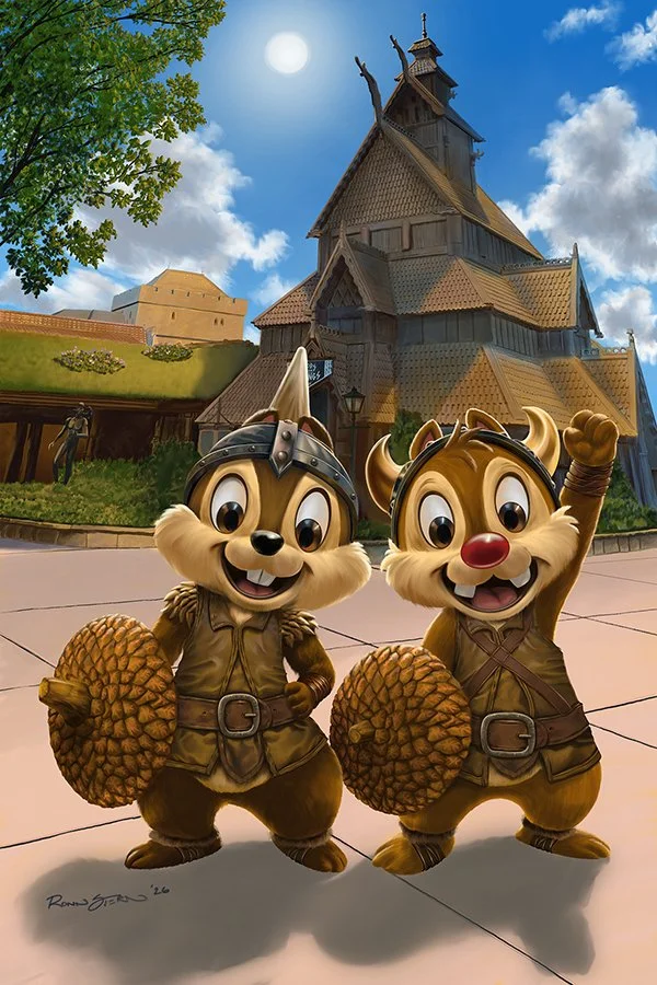 Chip & Dale Vikings in Norway Pavilion