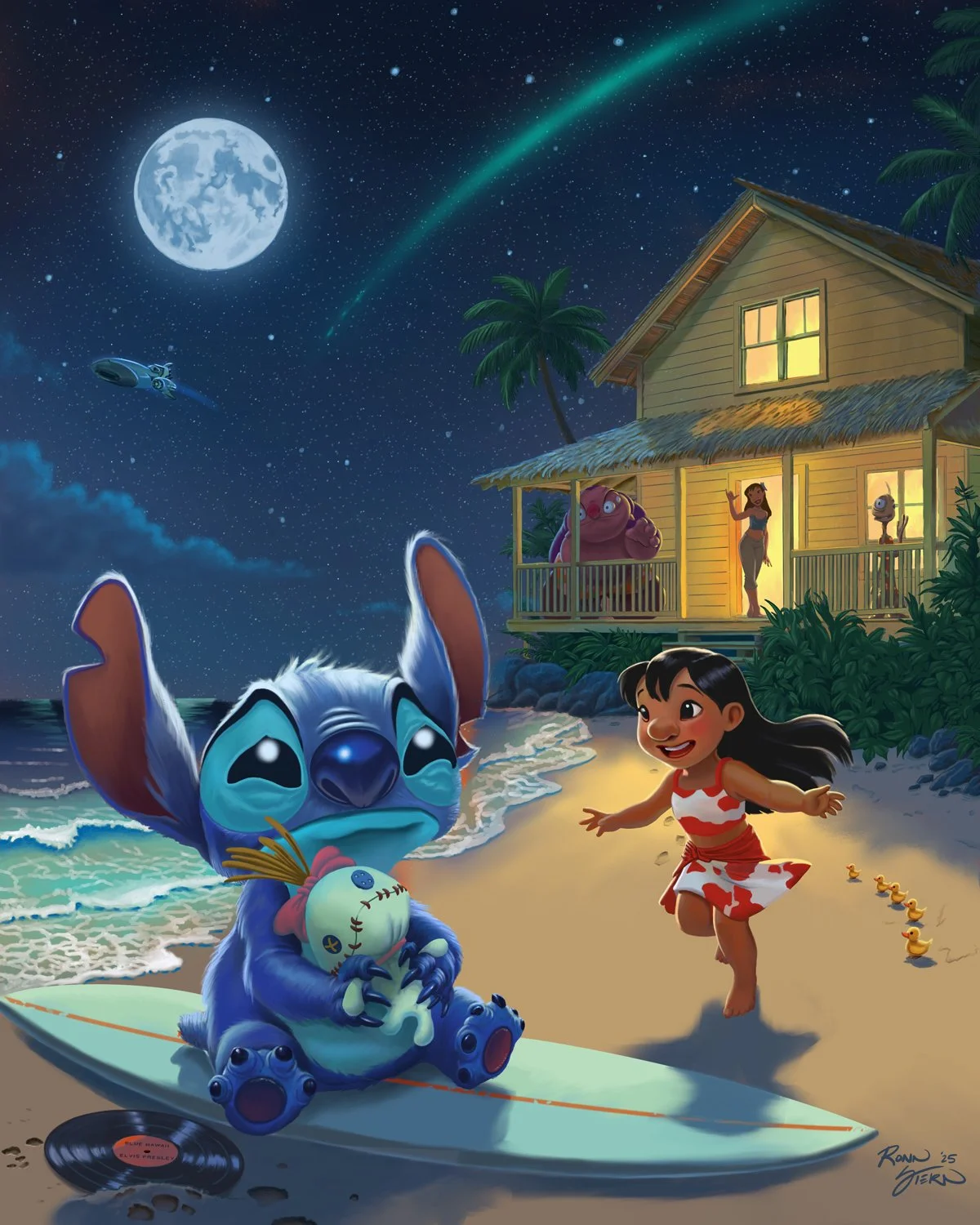 Forlorn Stitch painting by Ronn Stern