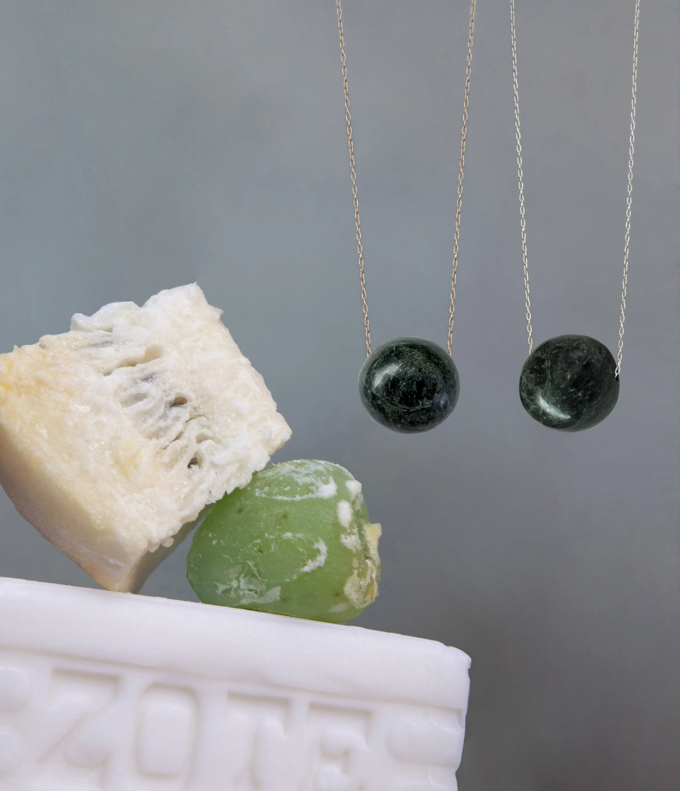 The Cuentas Necklace with Jadeite in Silver-Alt1.jpg