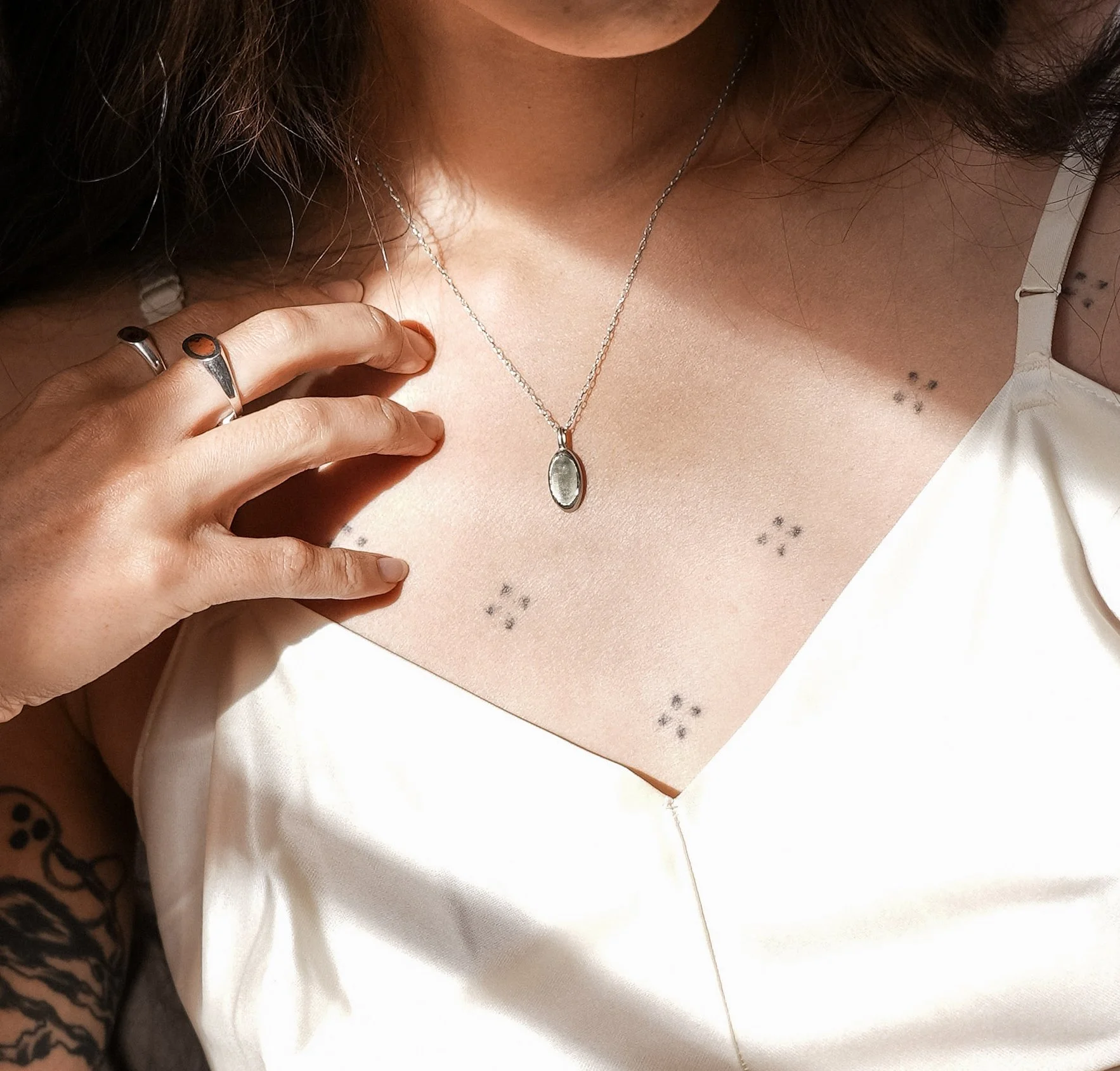 The Pedestal Necklace Quartz Silver.jpg