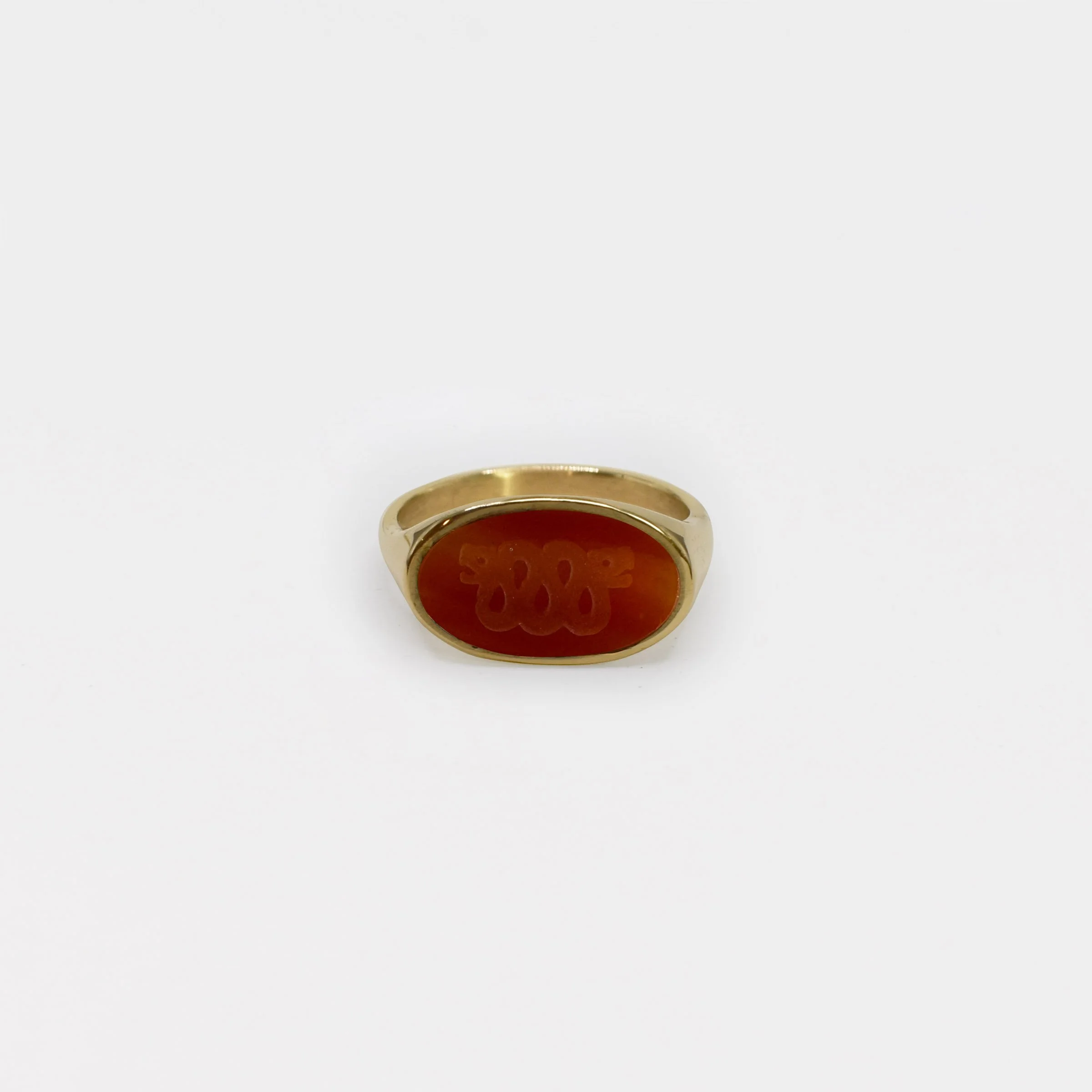 The Sello Ring with Carnelian in 14k Gold.jpg